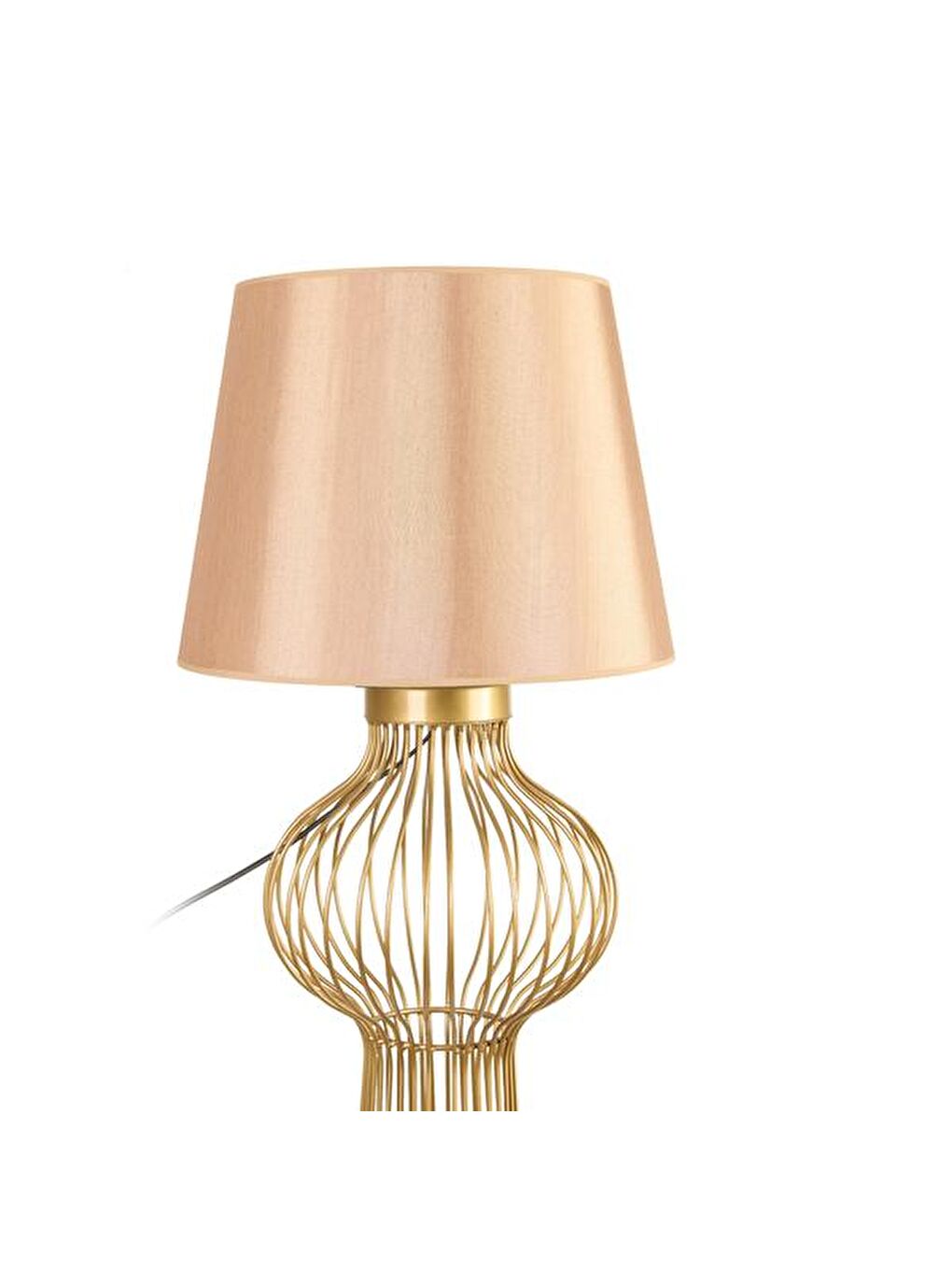 Kahverengi Lighting Venüs Metal Lambader - Antik - 170 cm-1