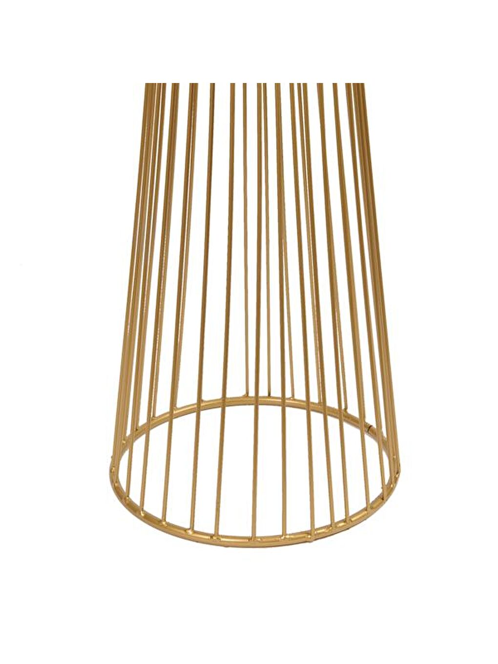 Kahverengi Lighting Venüs Metal Lambader - Antik - 170 cm-3