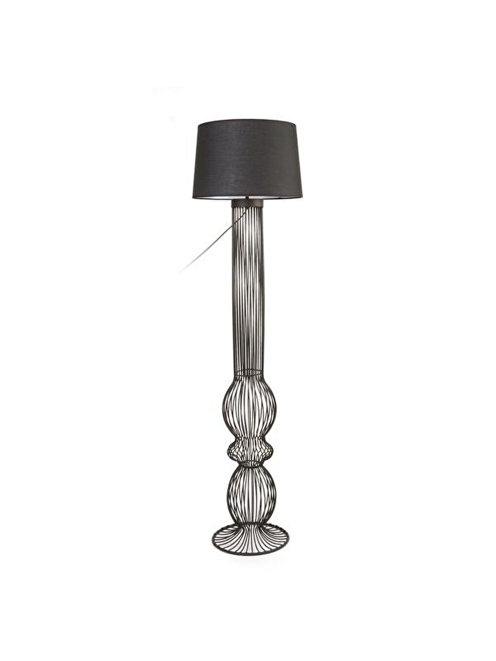 Evidea Lighting Deniz Metal Lambader - Siyah - 170 cm - 2