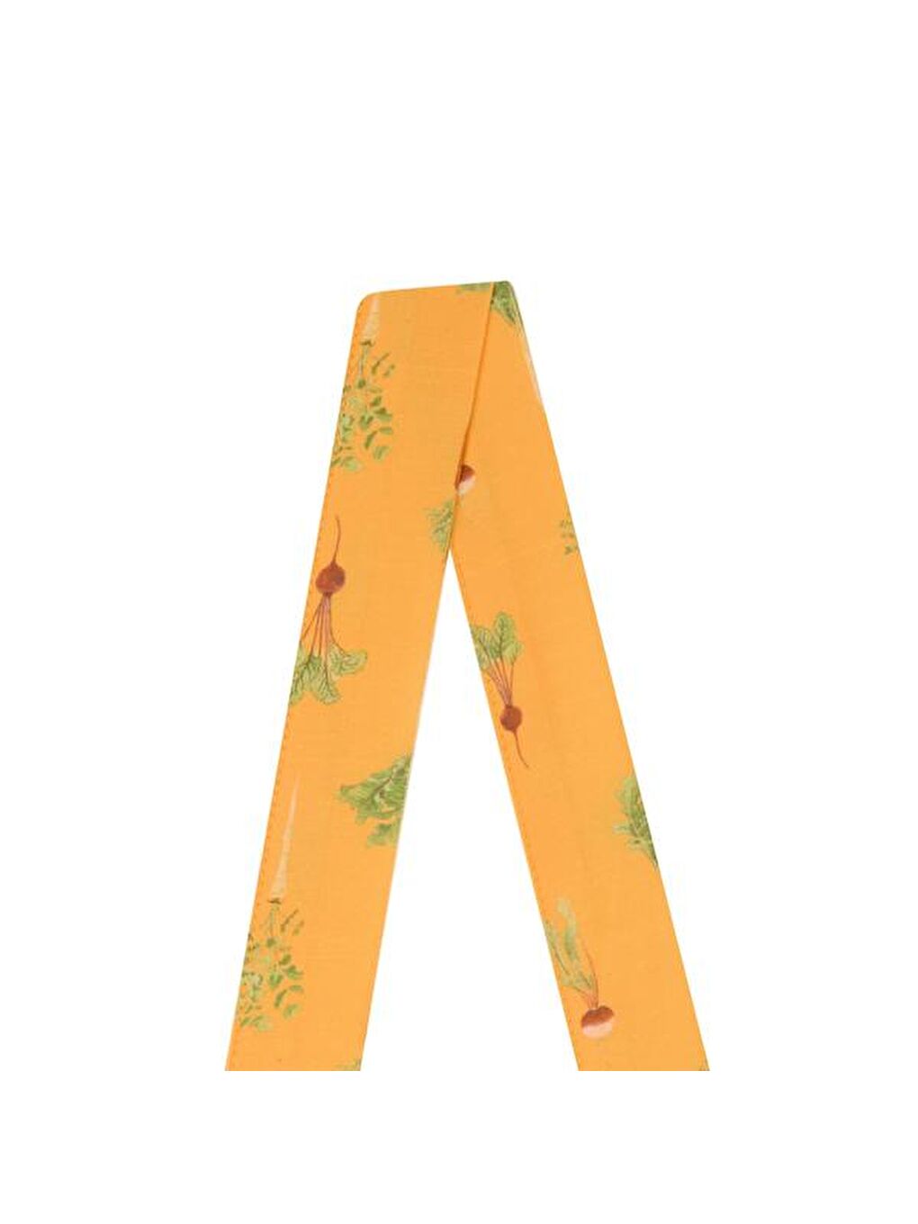 Soft Havuç Turp Desenli Mutfak Önlüğü - Turuncu - 80x73 cm-3