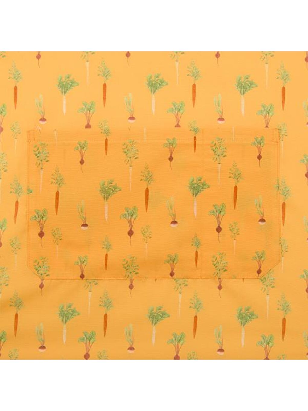 Soft Havuç Turp Desenli Mutfak Önlüğü - Turuncu - 80x73 cm-4