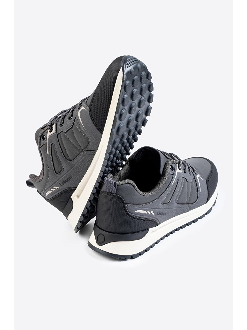 Gri Cyrax Erkek Baskılı Spor Ayakkabı-2