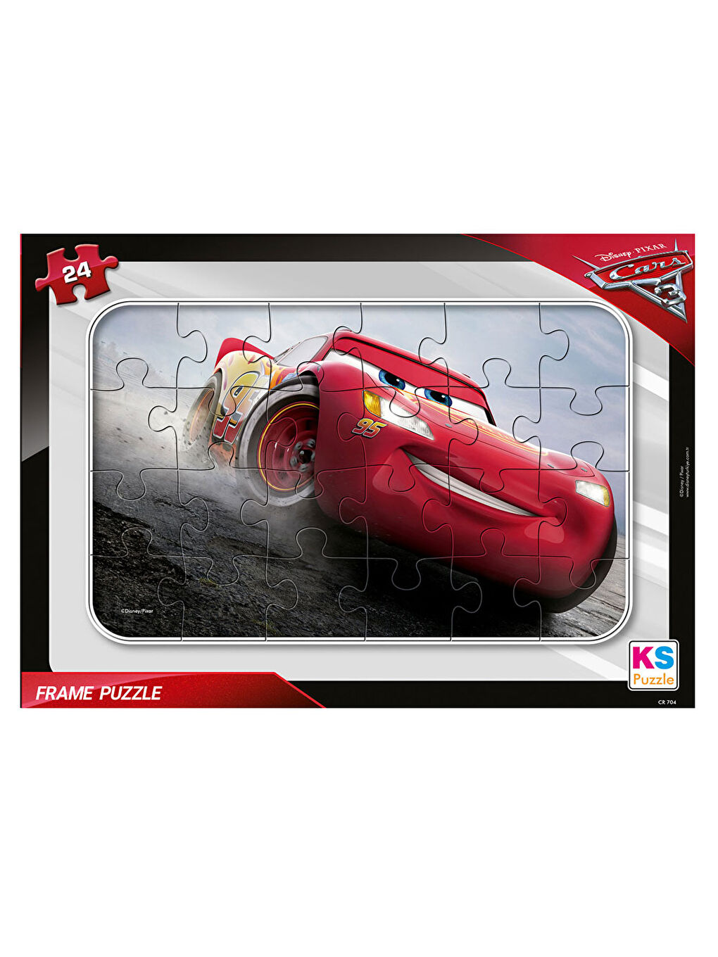 Cars Puzzle Frame Puzzle 24 Parça Cr704-1