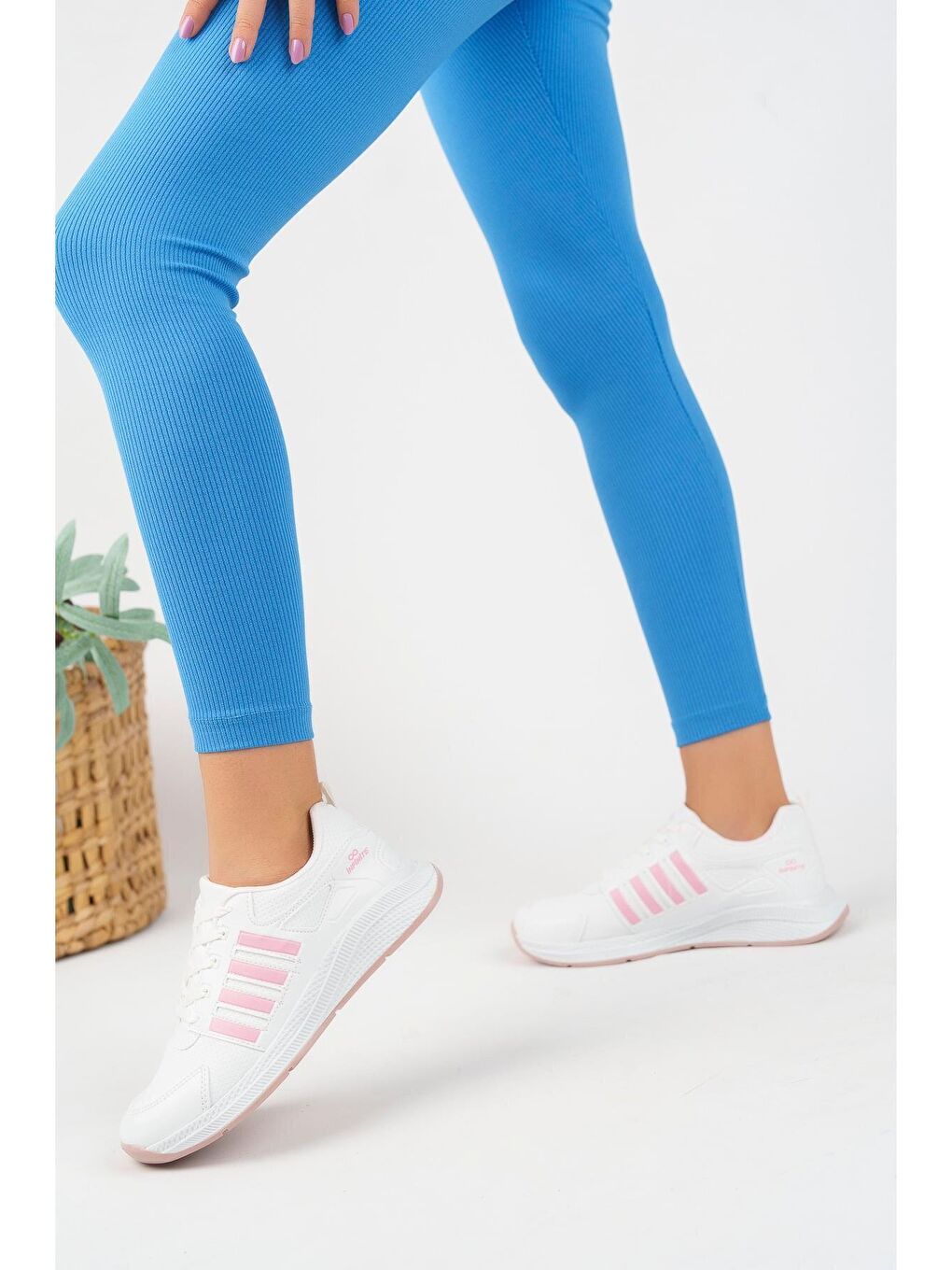 Pembe Rby Kadın Ortopedik Günlük  Yürüyüş Koşu Sneaker Spor Ayakkabı-3