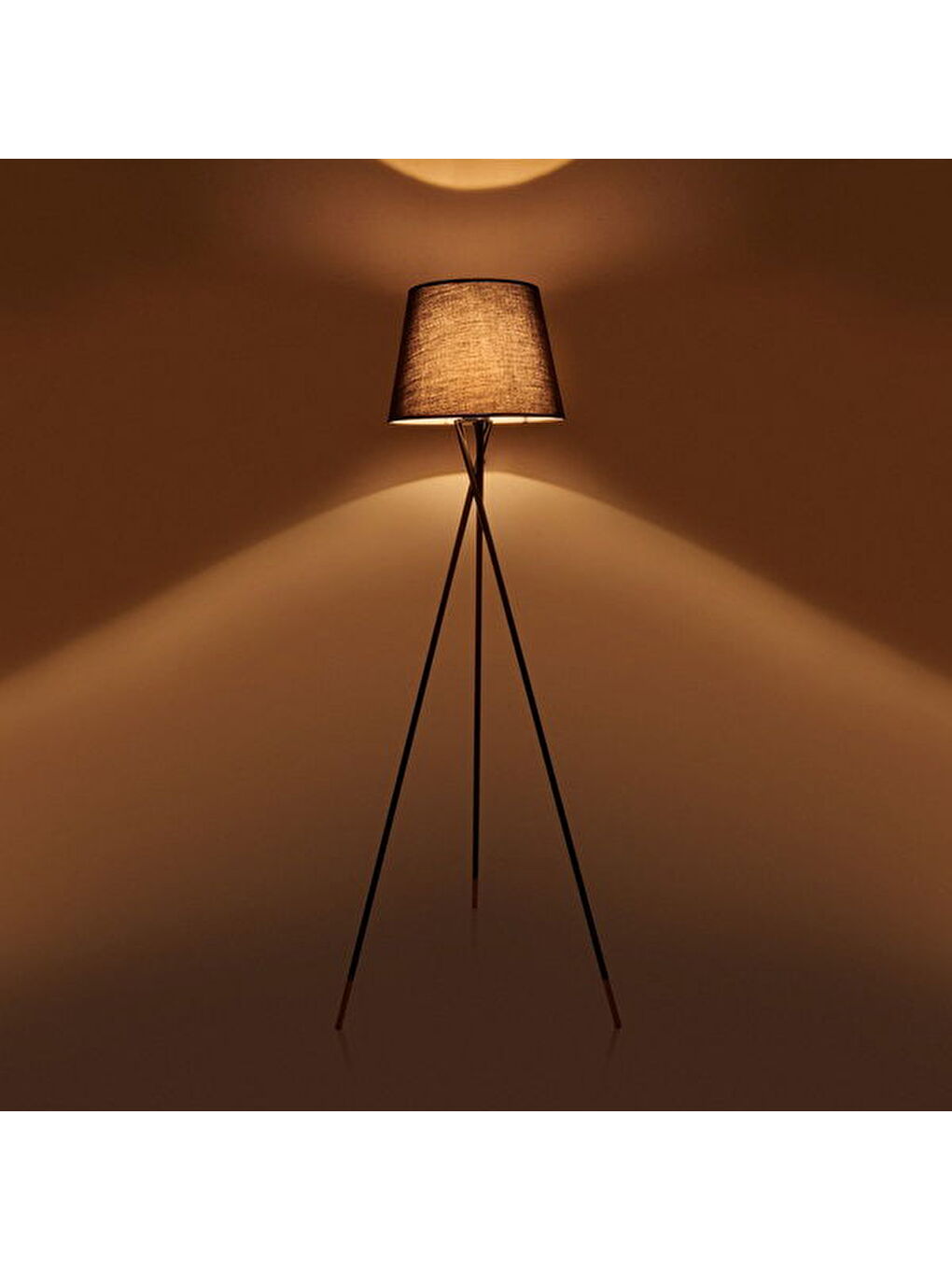 Lighting Beleg Lambader - Siyah / Altın - 148 cm-3