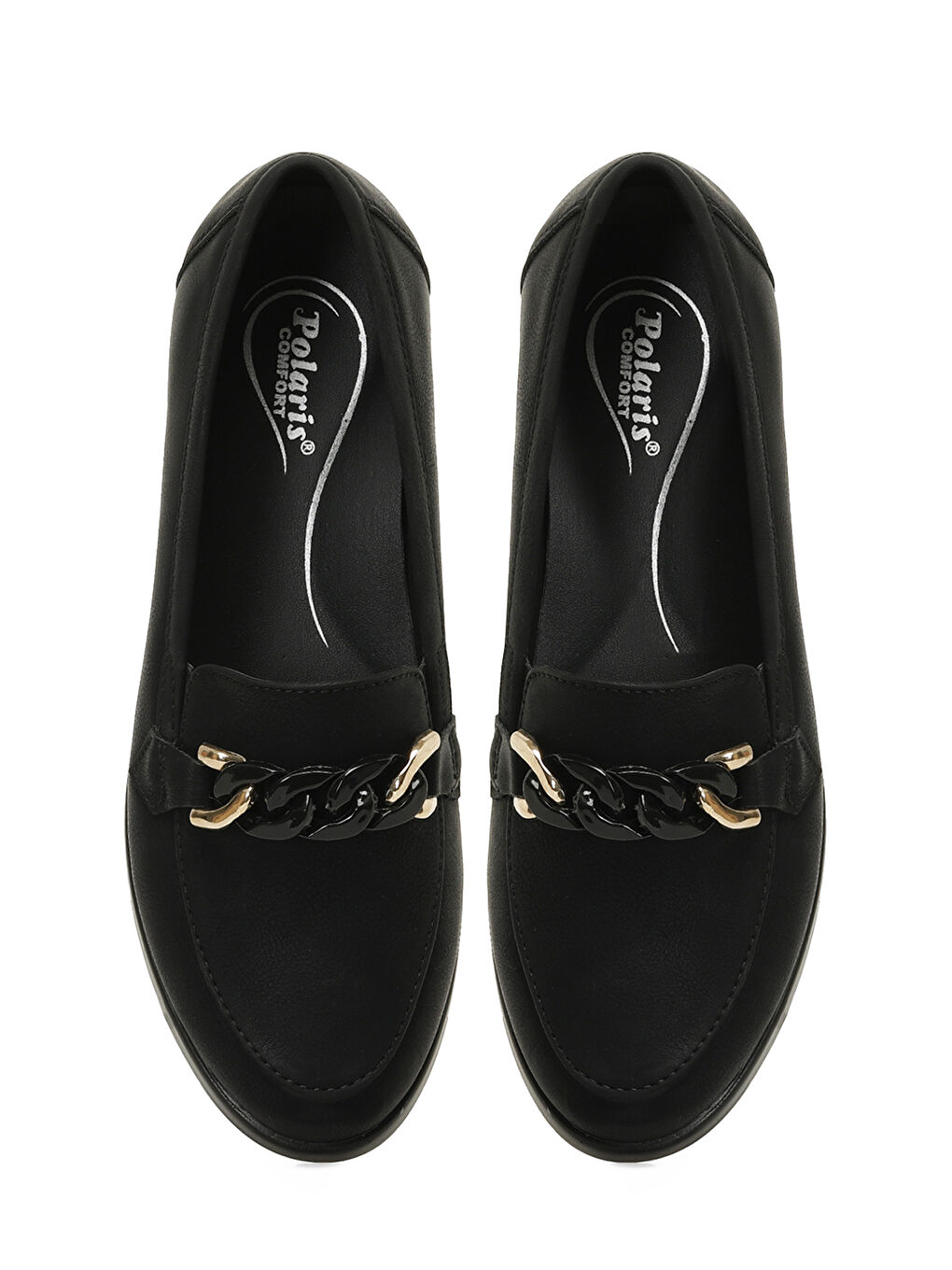 166007.NZ5FX Siyah Kadın Loafer-3