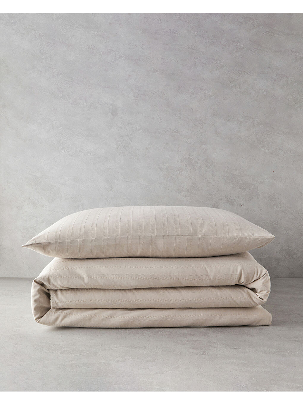 Diamond Tek Kişilik Nevresim Takımı Bej-6