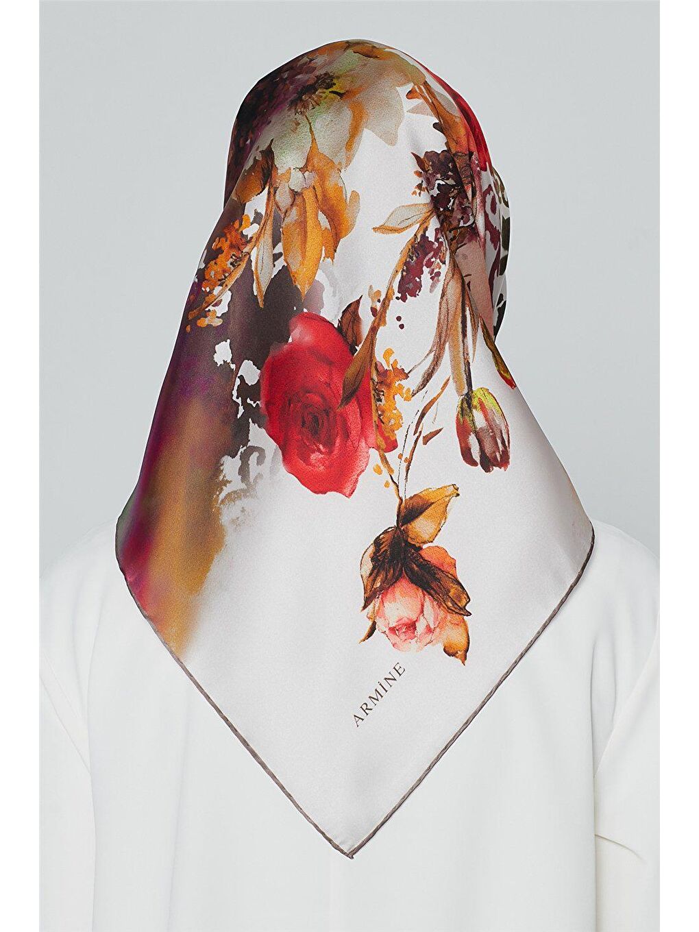 Karışık Nostalji Sura İpek Eşarp 18Ya7976 22-3