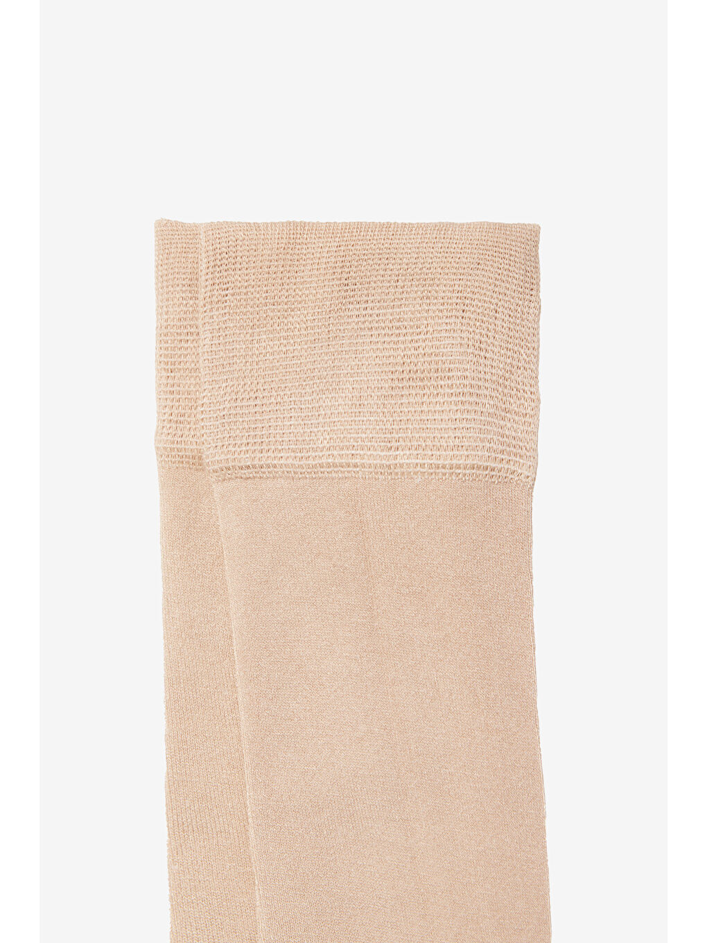 Erkek Bej Melanj Bambulu Tekli Çorap-3