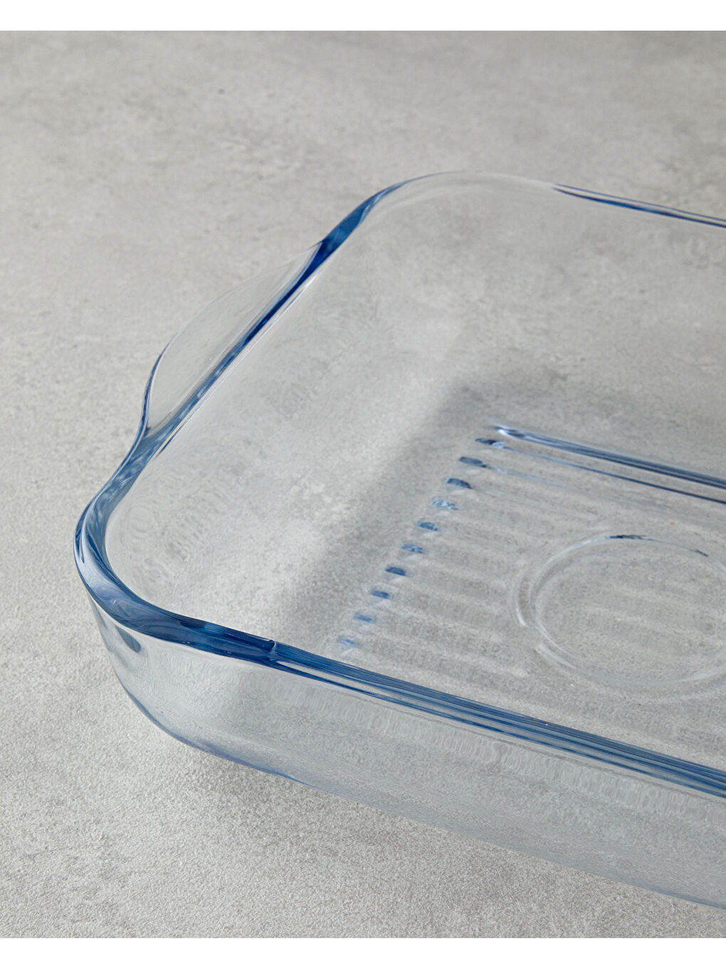 Renksiz Bake&Serve Cam Kare Izgaralı Fırın Kabı 24 X 21 cm Şeffaf-1