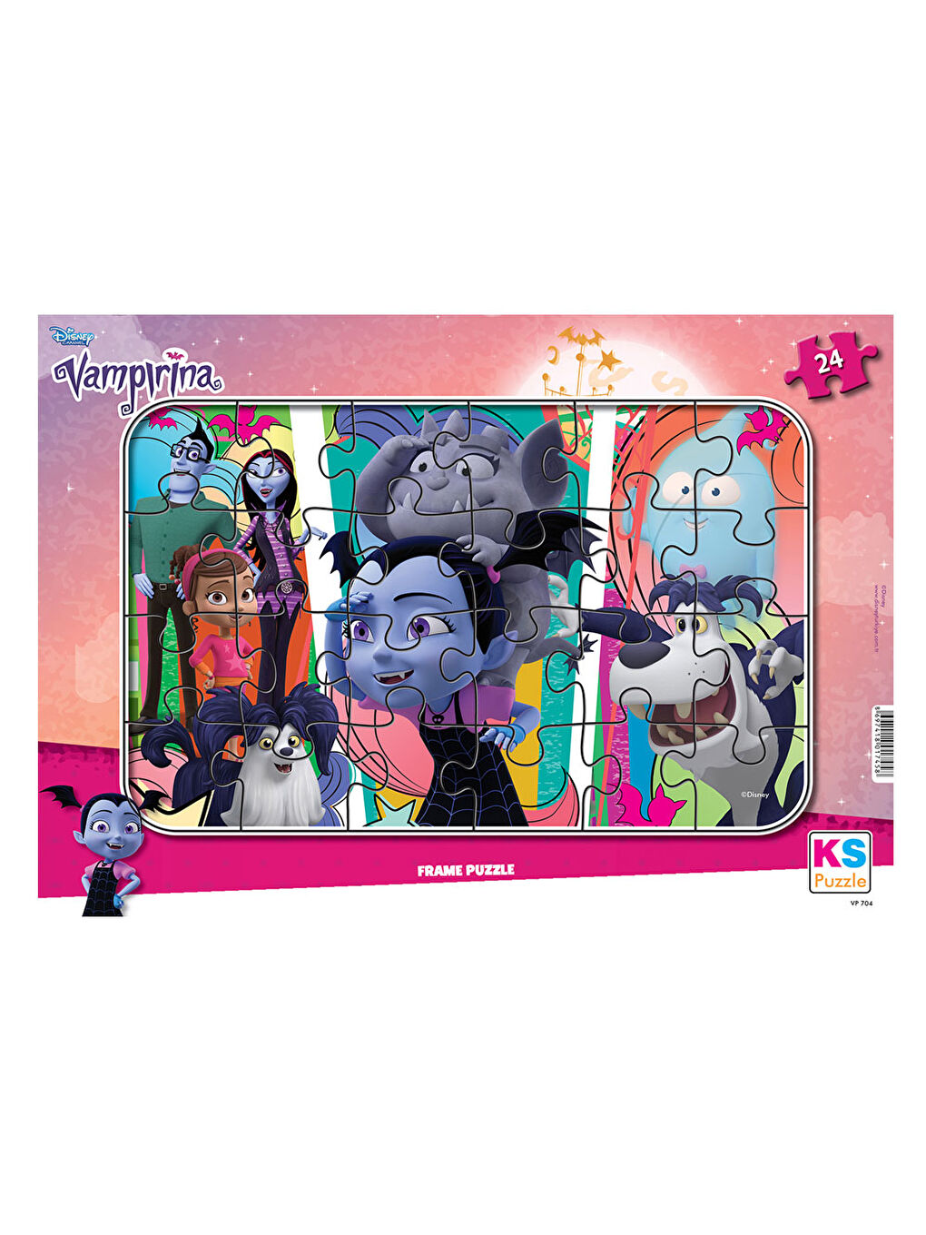 Vampirina Frame Puzzle 24 Parça VP704-1