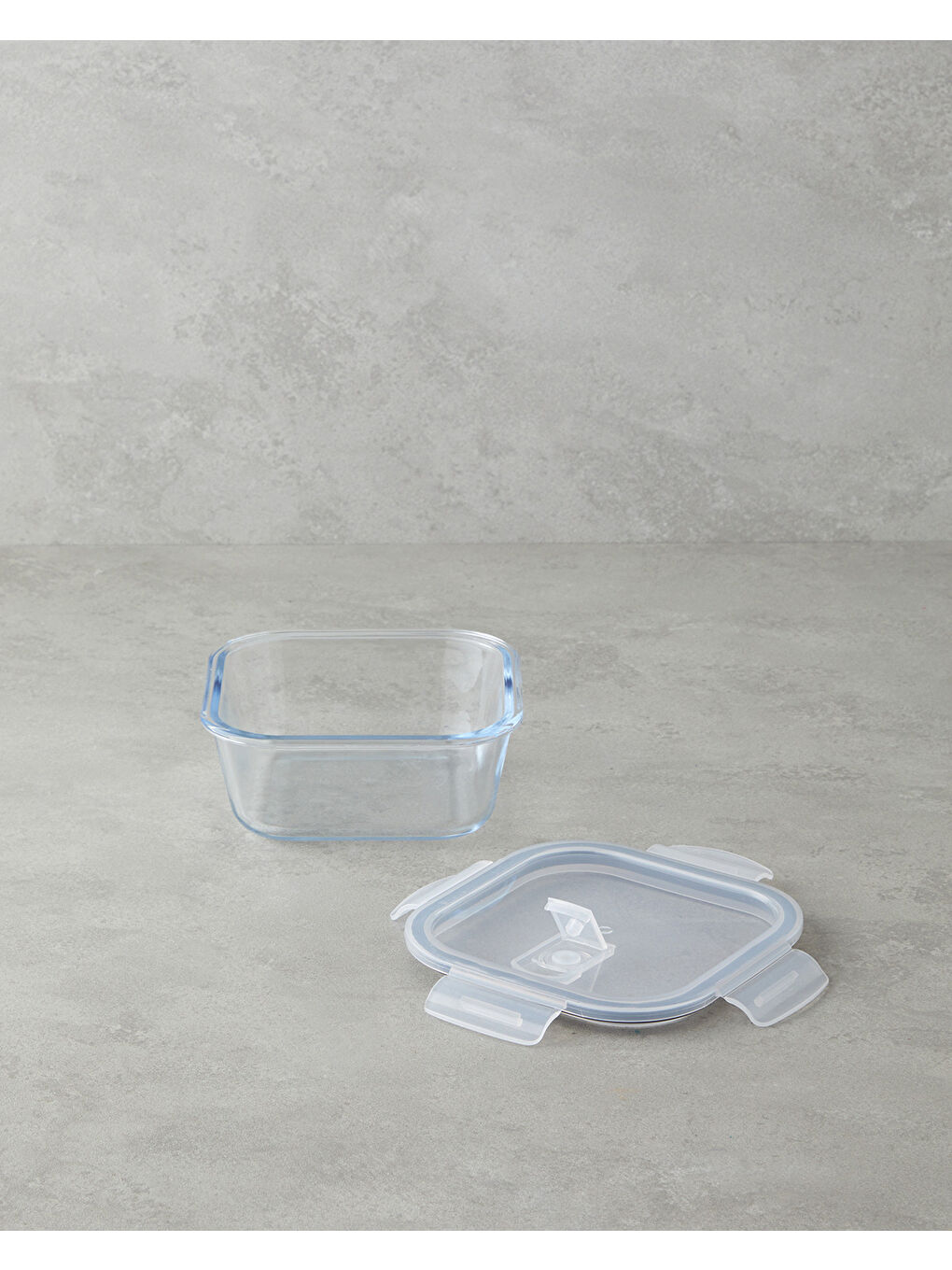 Renksiz Arian Borosilikat Saklama Kabı 800 ml Şeffaf-1