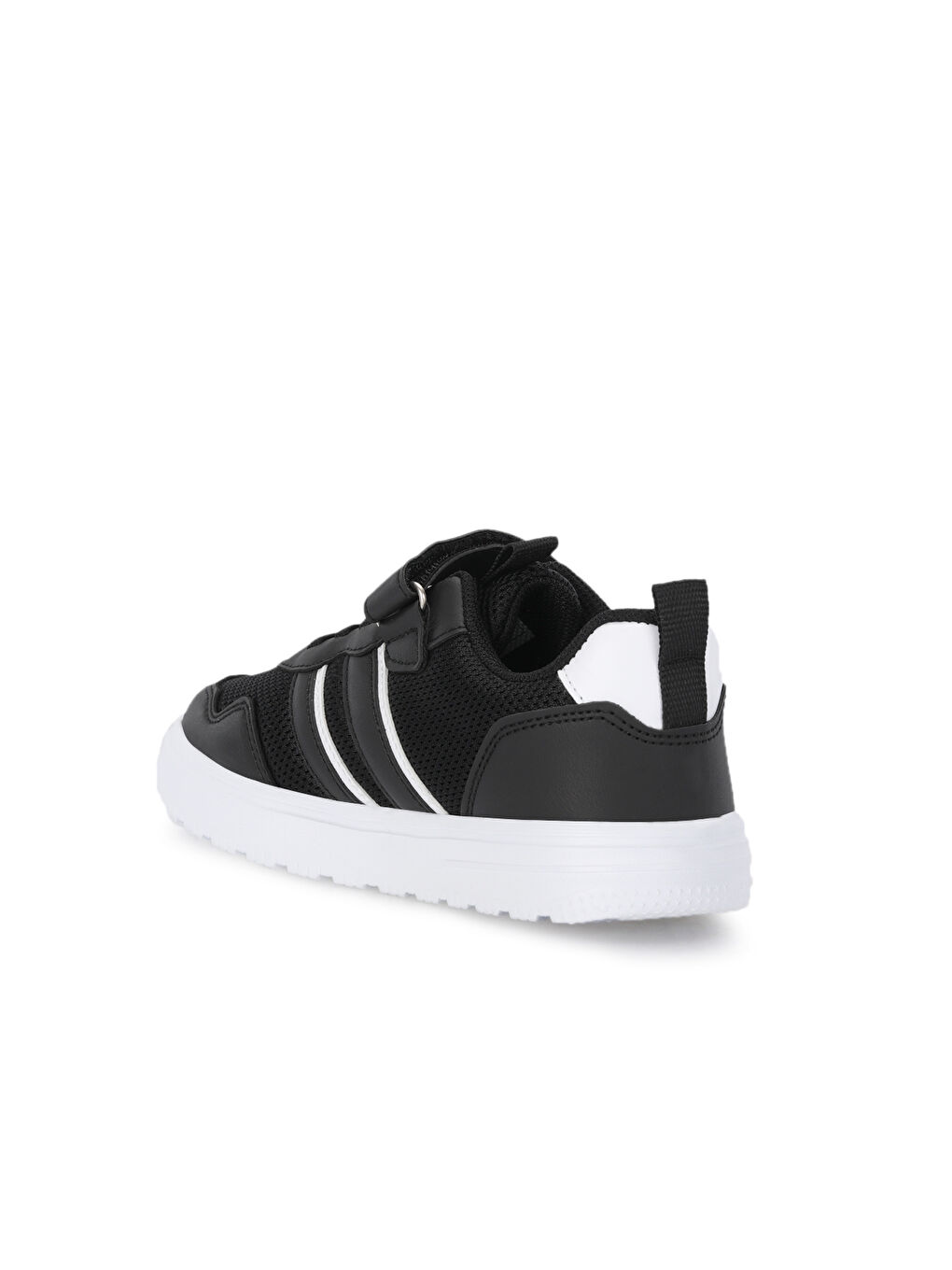 FIORA Unisex Çocuk Cırt Cırtlı Siyah / Beyaz Günlük Spor Ayakkabısı-2
