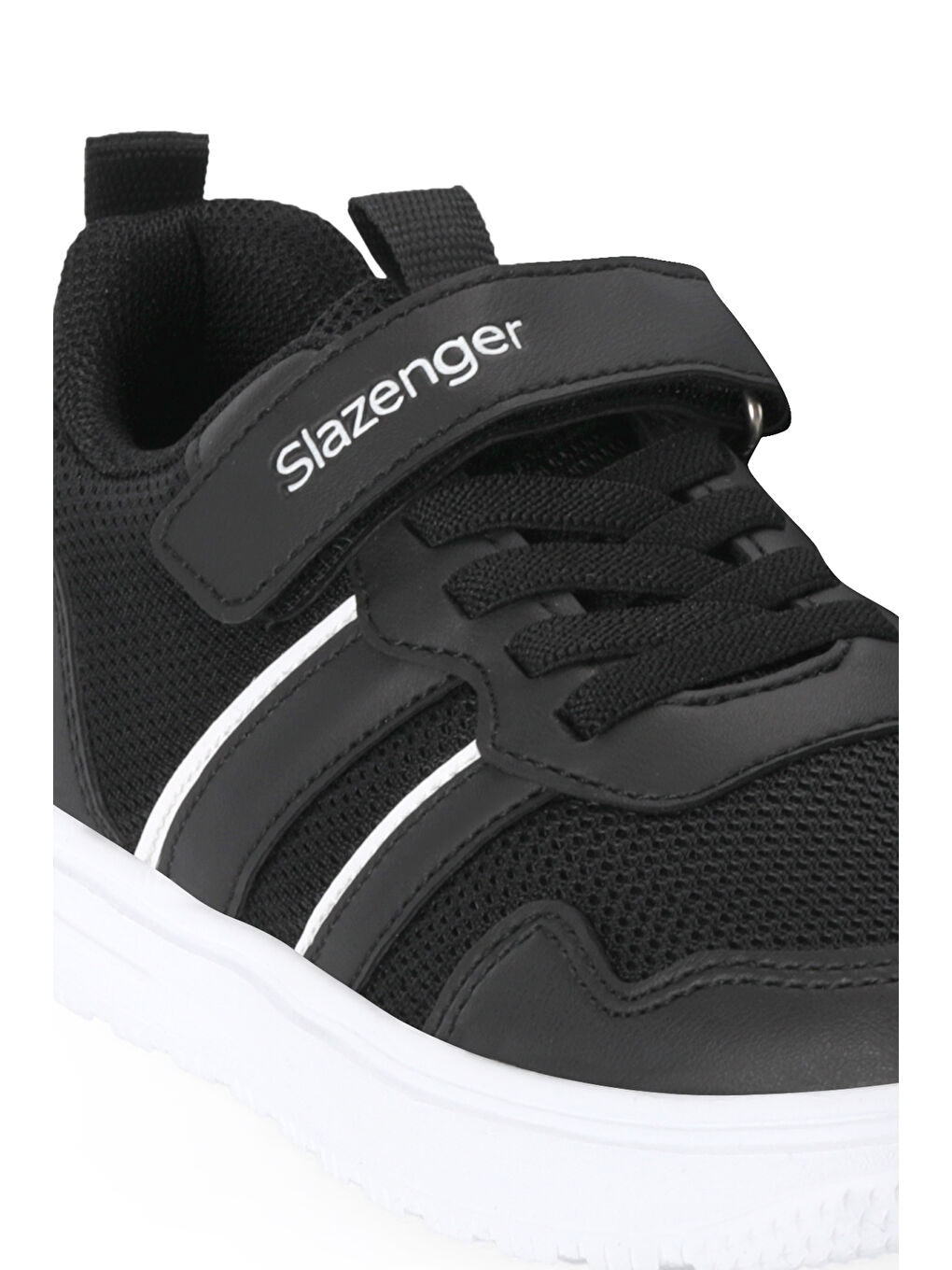 FIORA Unisex Çocuk Cırt Cırtlı Siyah / Beyaz Günlük Spor Ayakkabısı-3