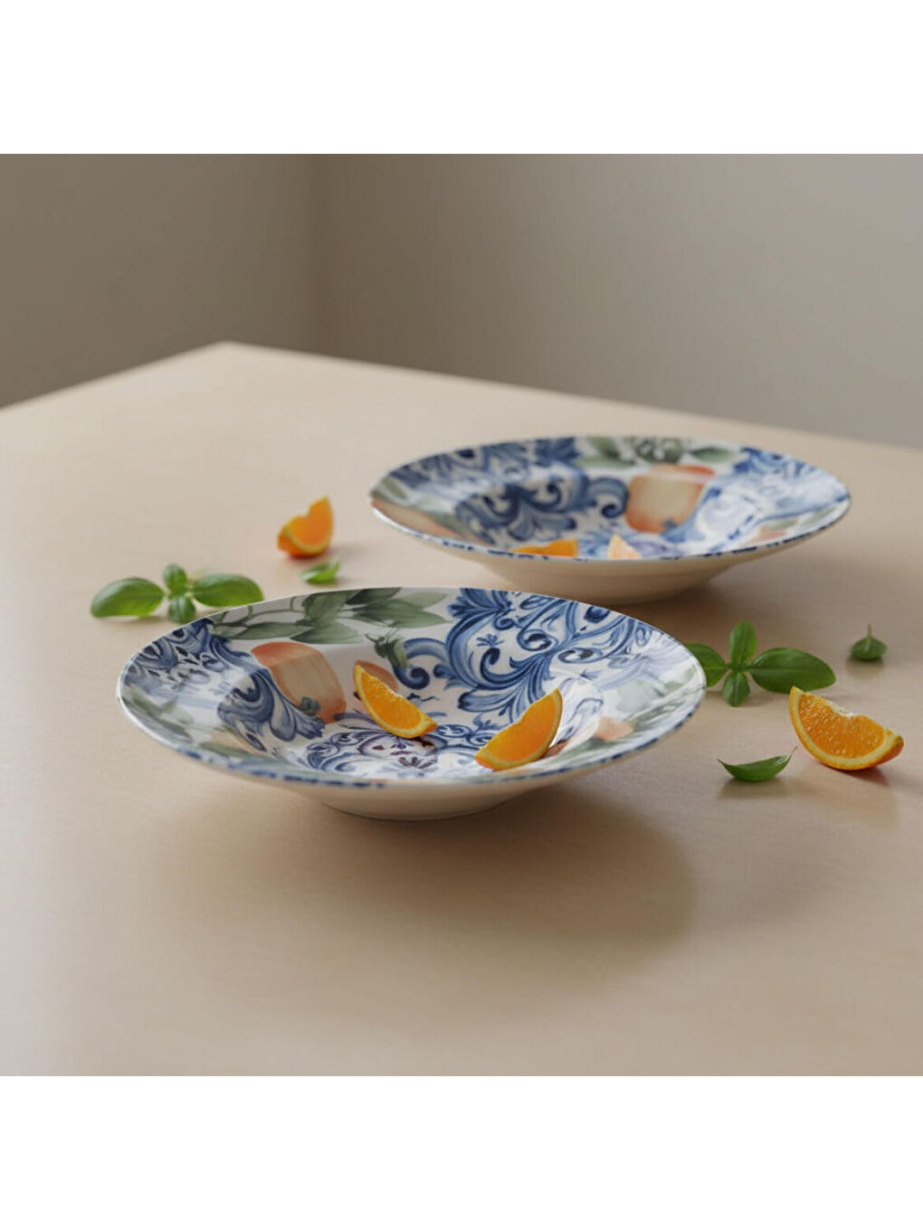 Ekru Reno  2 Adet 26 cm Salata Servis & Makarna Kasesi 55501-1