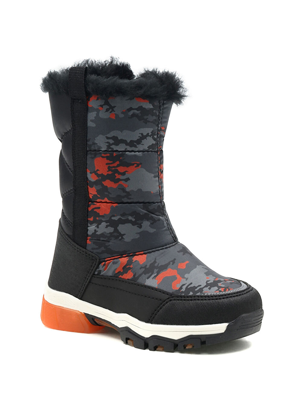 TORMEN 1PR Siyah Erkek Çocuk Kar Botu-1