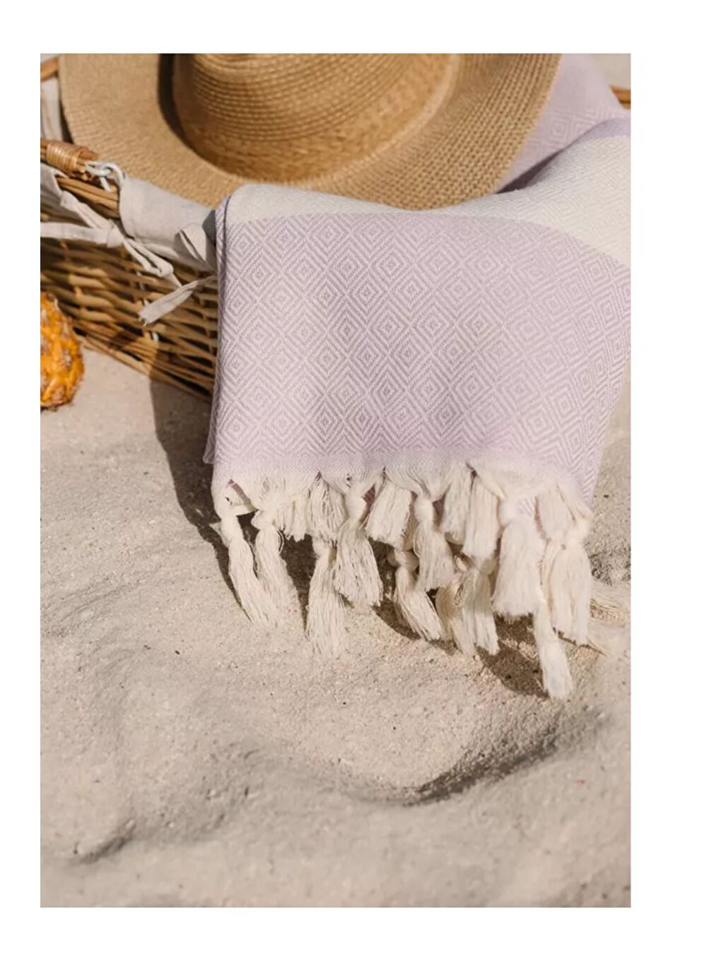 Lila Elmas Yöresel Peştemal – 100x180 cm | %100 Pamuk-1