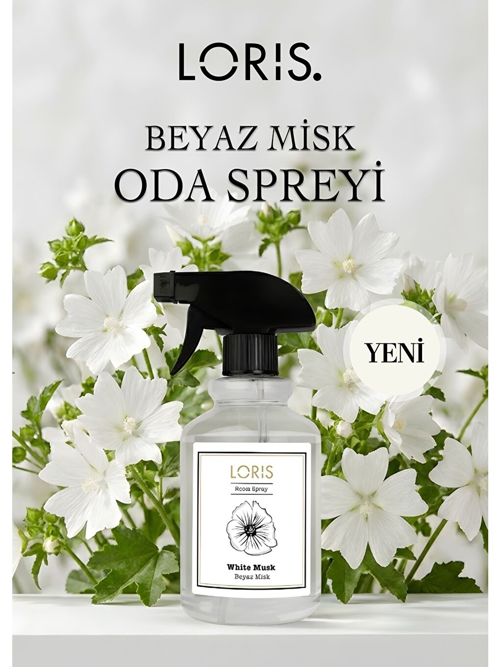 Renksiz Beyaz Misk (White Musk) Sprey Oda Kokusu 500 ML