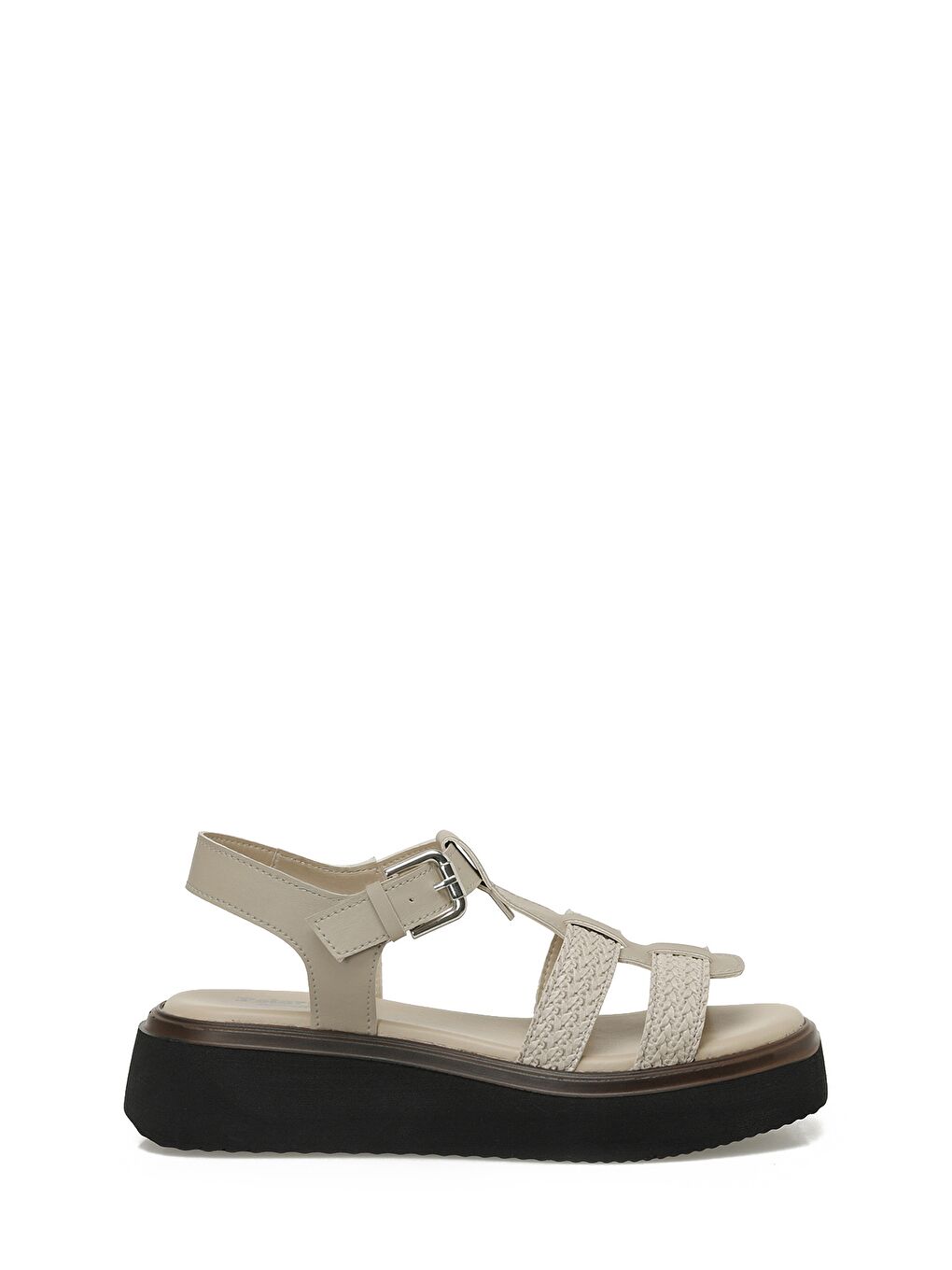 325064.Z 5FX Bej Kadın Dolgu Topuk Sandalet