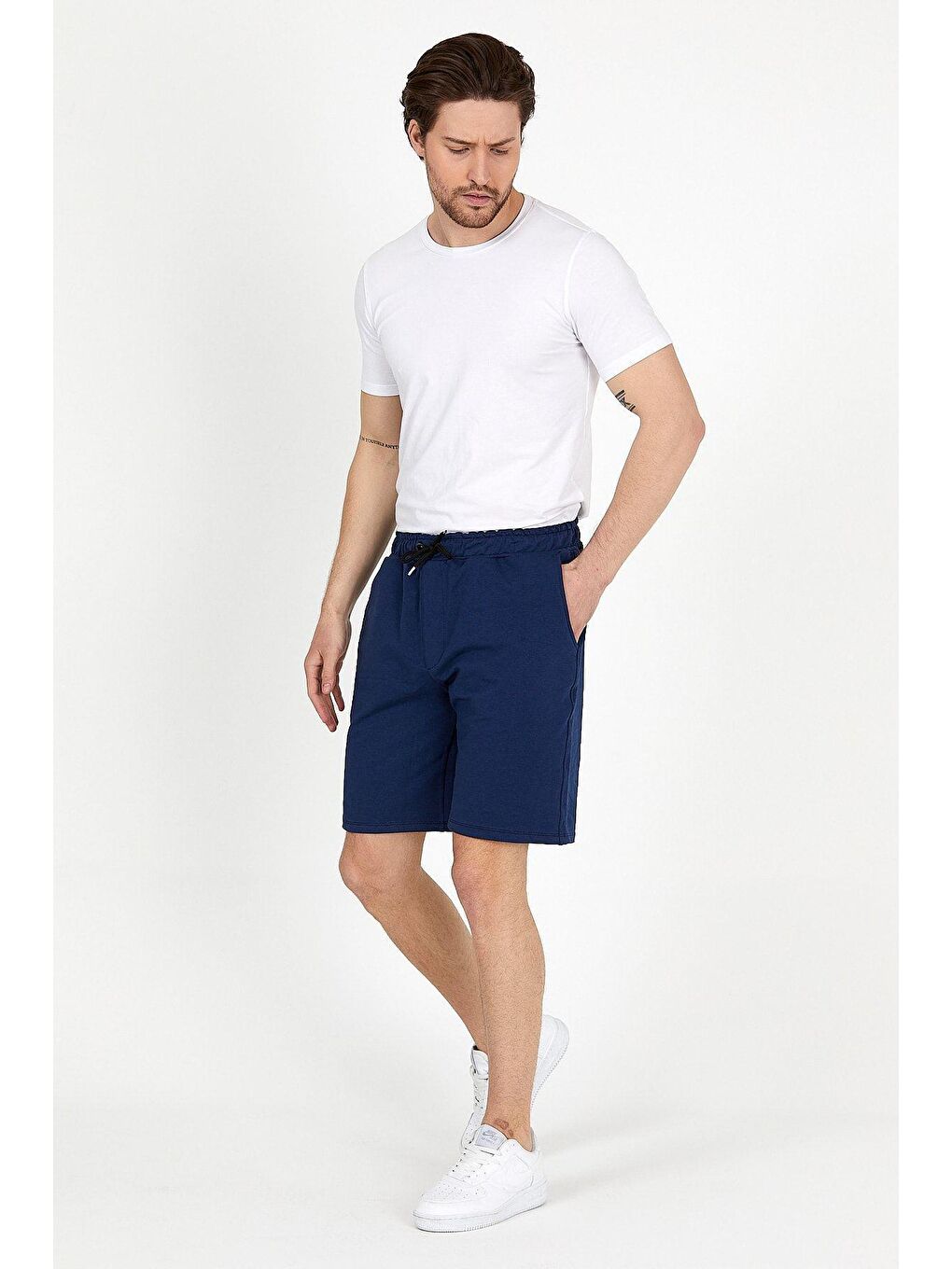 Mavi Store Erkek Şort Outdoort Spor Bermuda Şort 3 Cepli-1