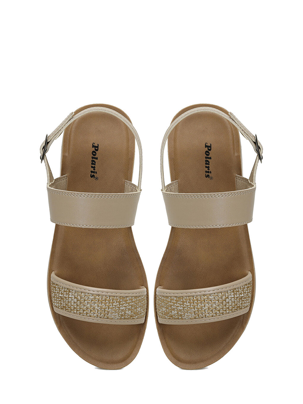 323688.Z 5FX Bej Kadın Düz Sandalet-3