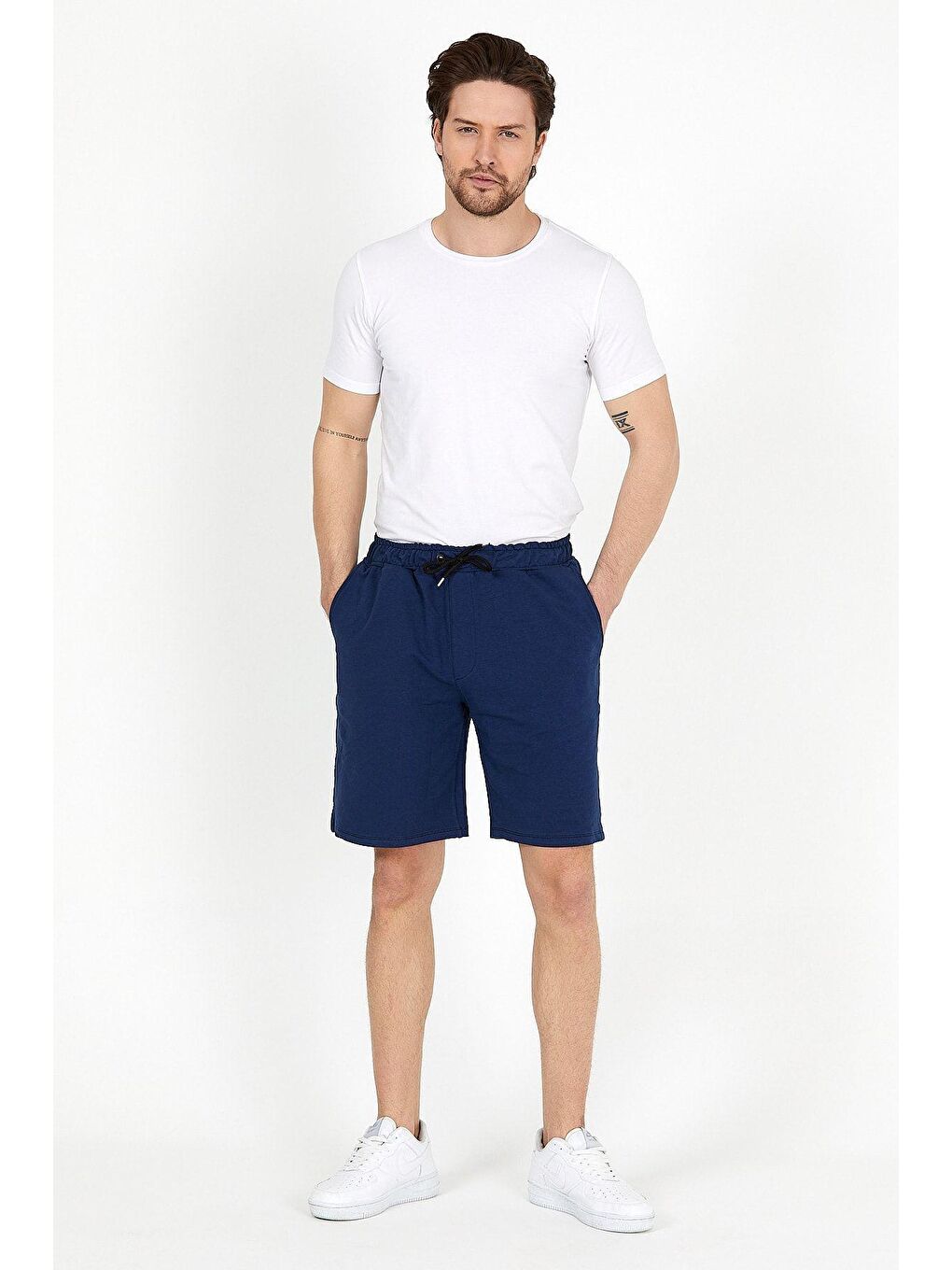 Mavi Store Erkek Şort Outdoort Spor Bermuda Şort 3 Cepli-2