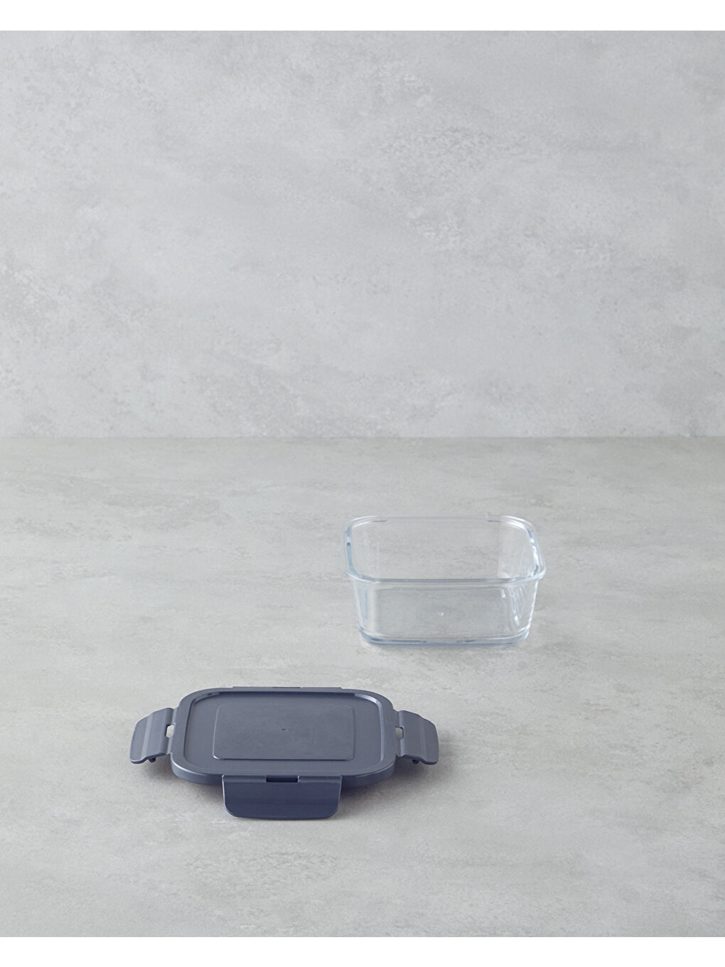 Fresh Ware Cam Saklama Kabı 400 ml Gri-1