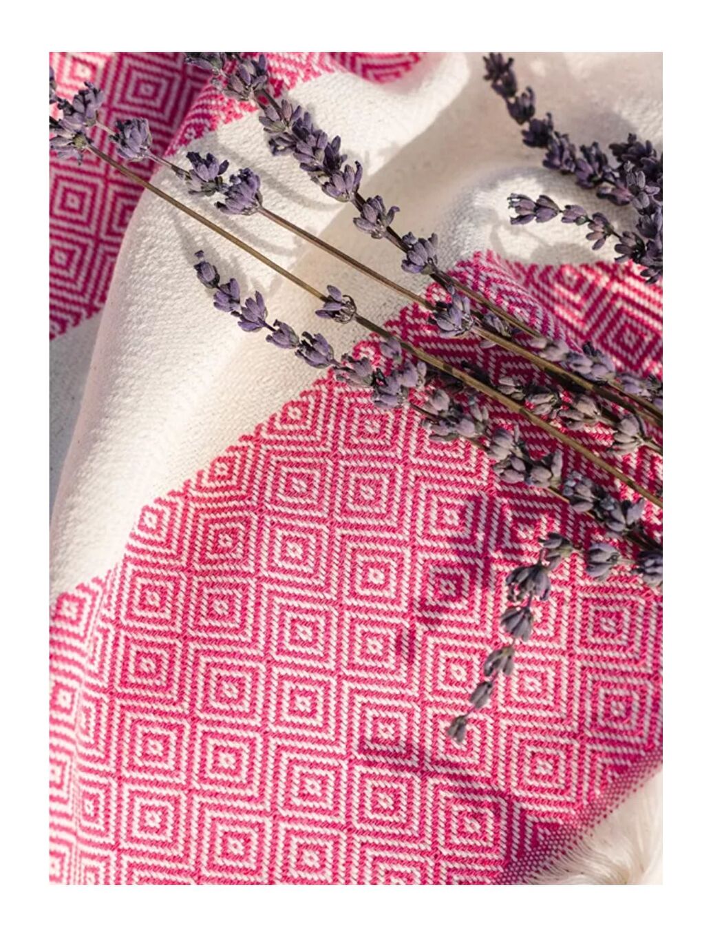 Pembe Elmas Yöresel Peştemal – 100x180 cm | %100 Pamuk-2