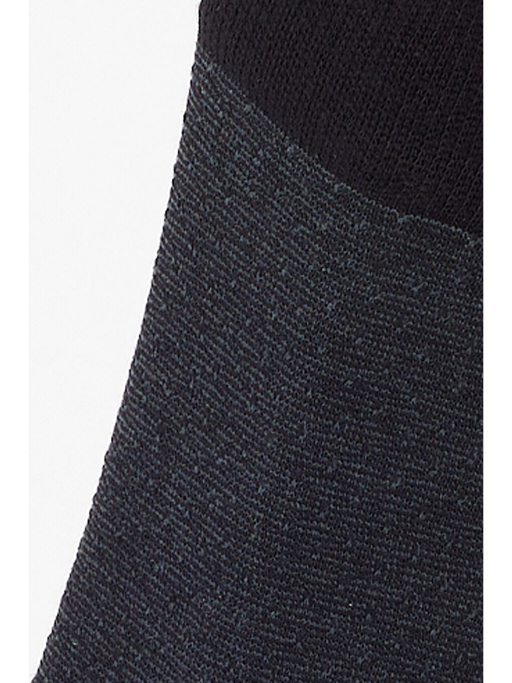 Erkek Siyah Tekli Bambulu Desenli Soket Çorap-1