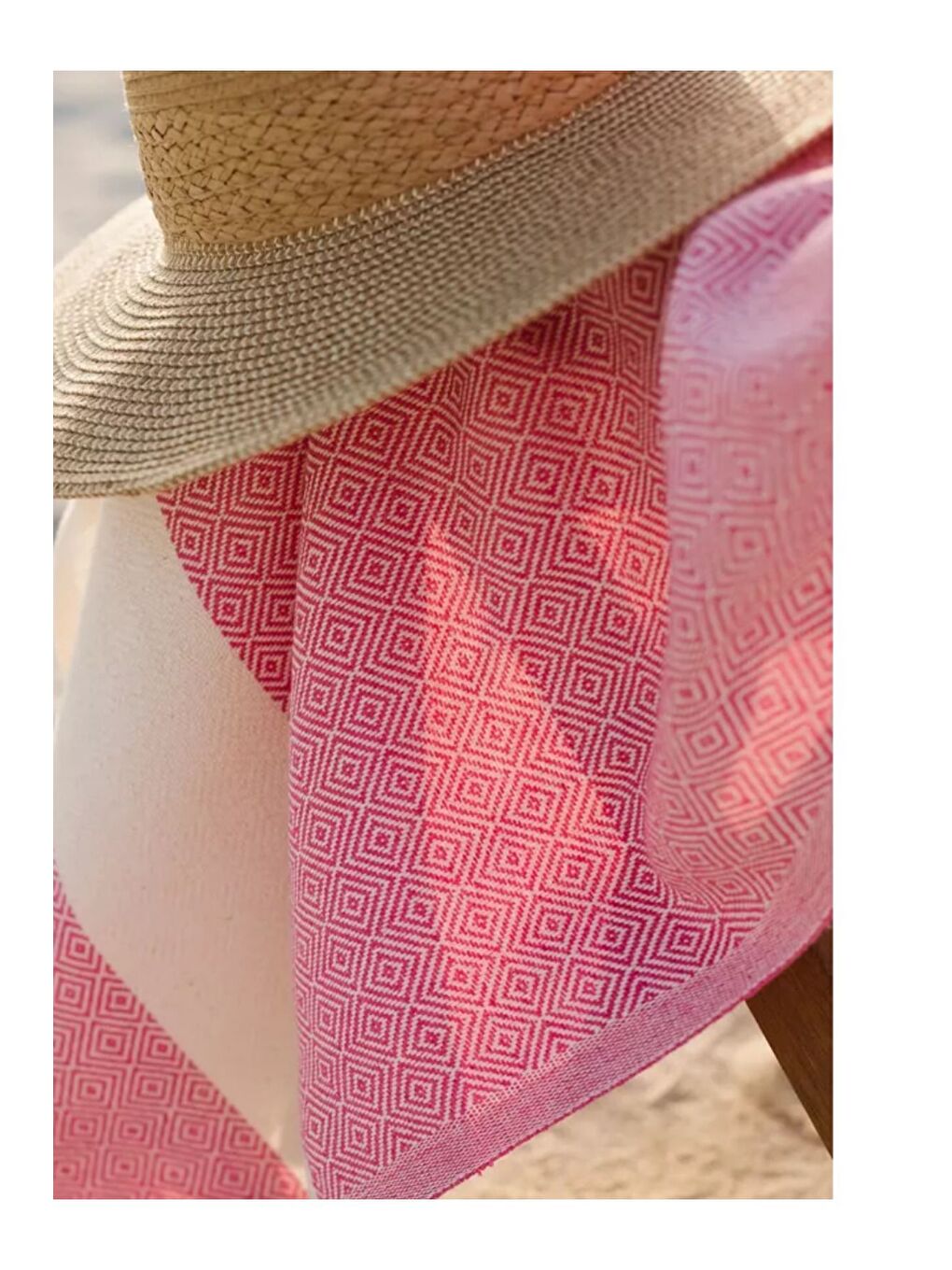 Pembe Elmas Yöresel Peştemal – 100x180 cm | %100 Pamuk-3