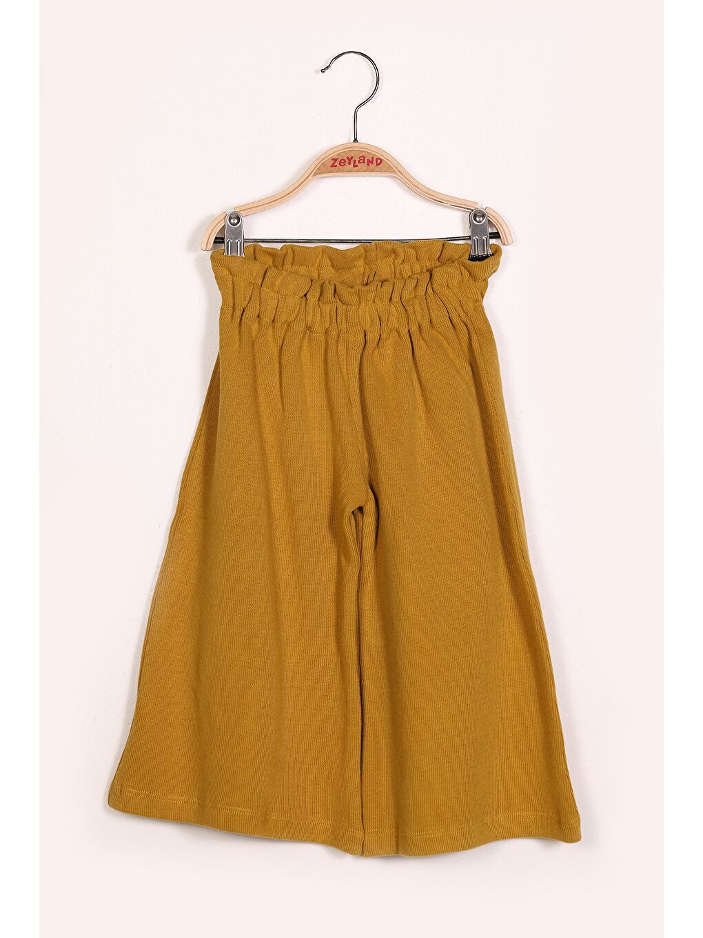 Kız Çocuk Sarı Esnek Bel Pantolon (2-7Yaş)-2