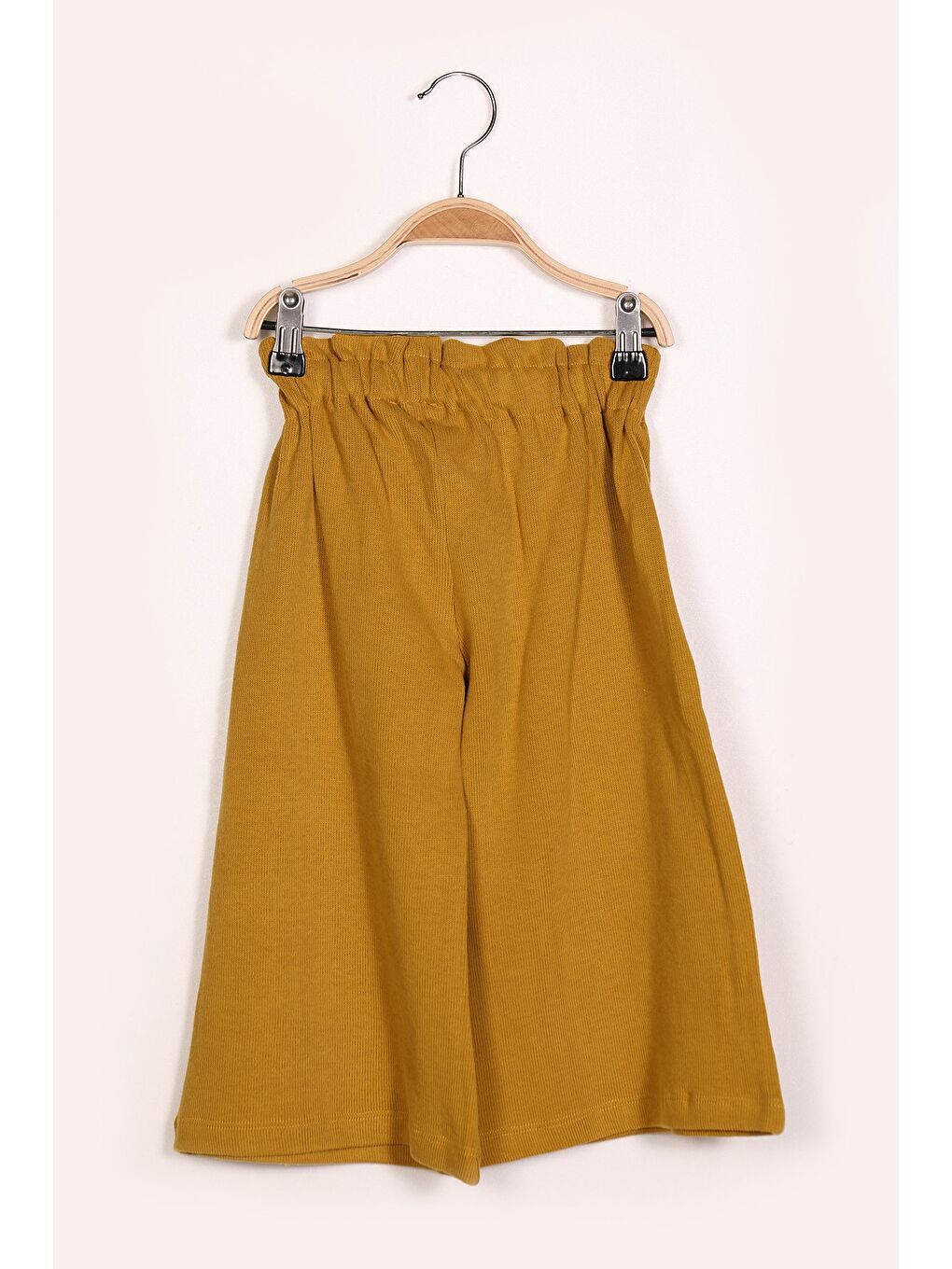 Kız Çocuk Sarı Esnek Bel Pantolon (2-7Yaş)-3