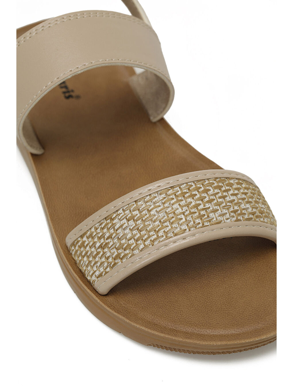 323688.Z 5FX Bej Kadın Düz Sandalet-6
