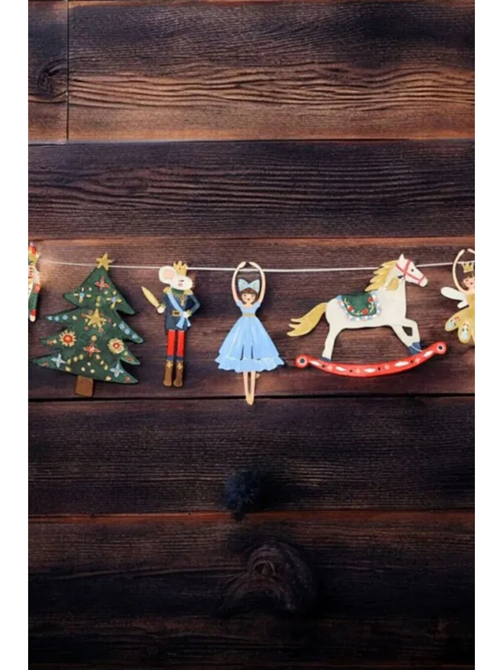 Karışık Çok Renkli  Figürlü Yılbaşı Temalı Parti Banner-2