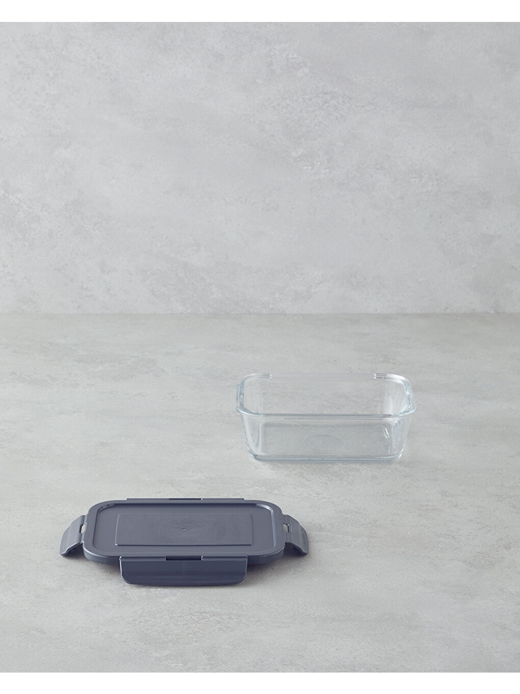 Fresh Ware Cam Saklama Kabı 1200 ml Gri-1