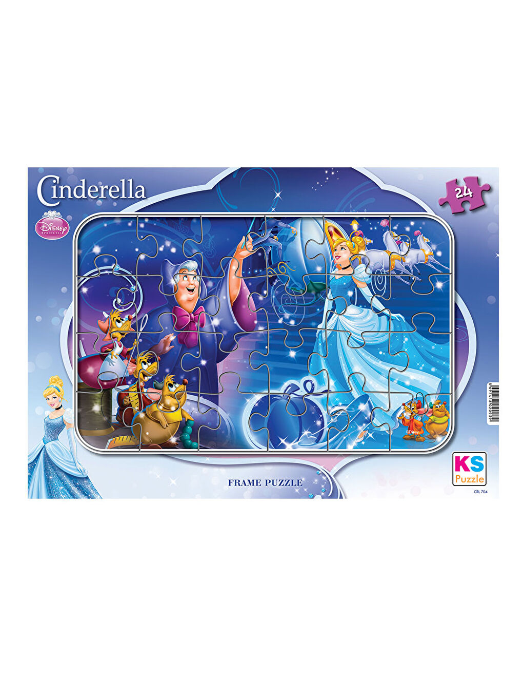 Cindirella Frame Puzzle 24 Parça CRL704-1