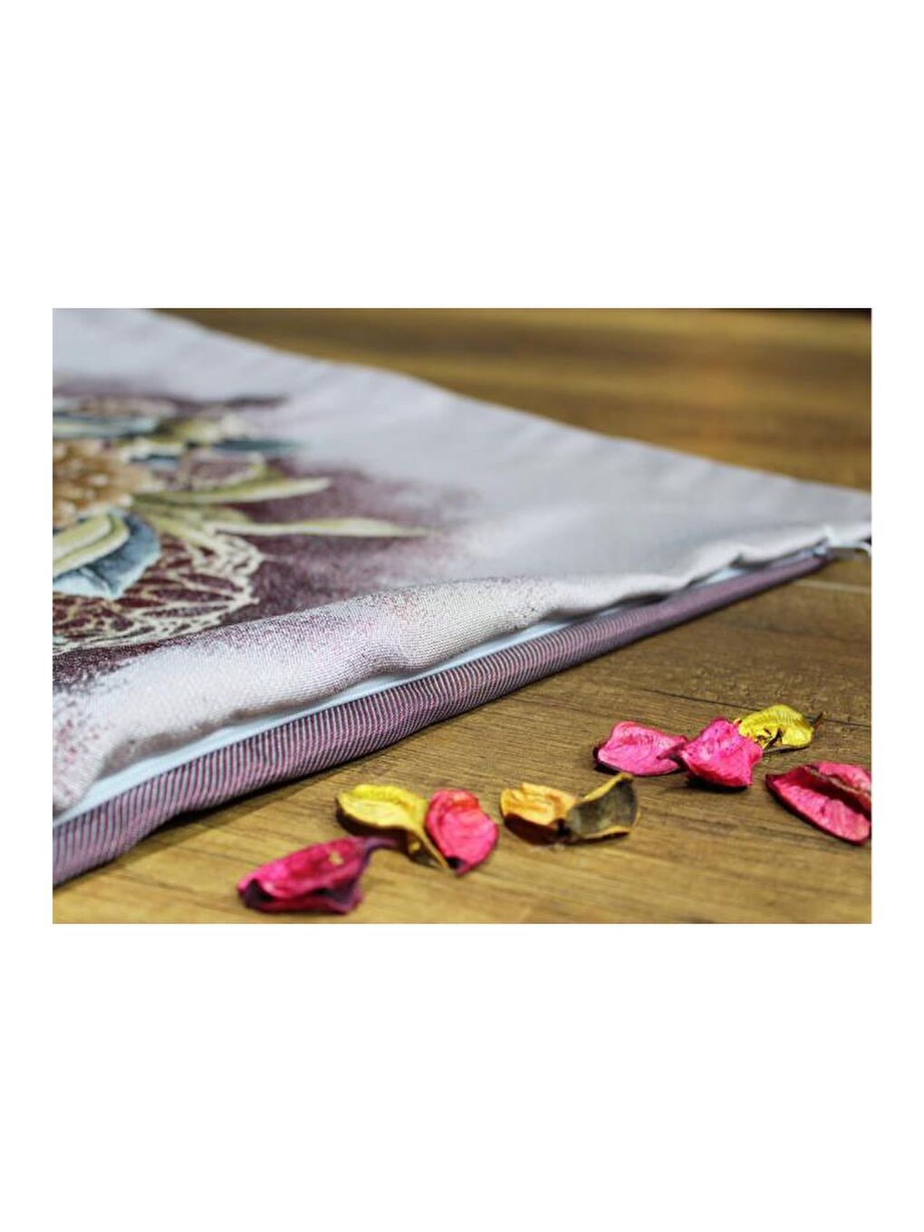 Goblen Lüx 2 Li Kırlent Kılıfı Lila-2