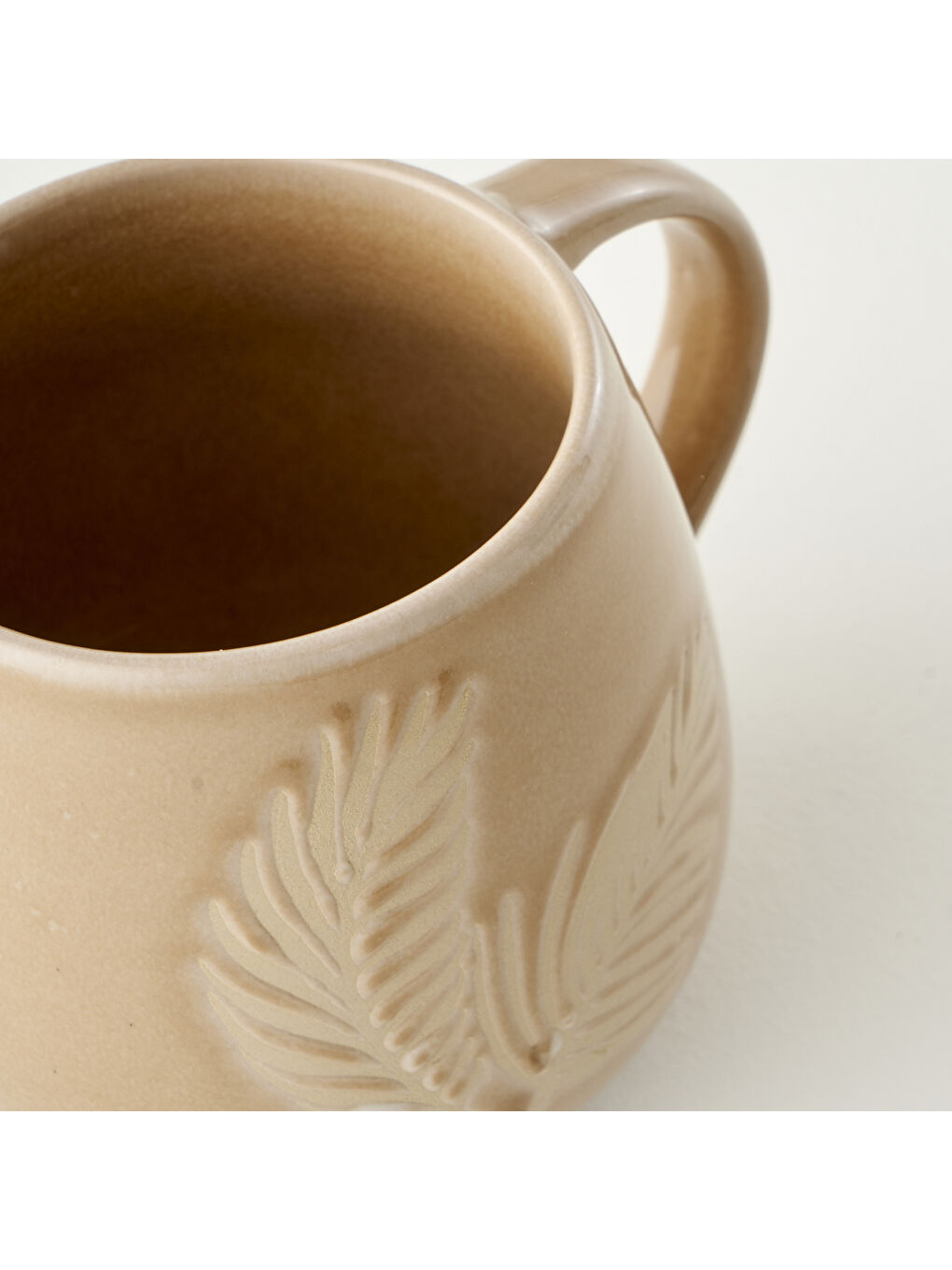 Lisa Stoneware Kupa Bej (510 cc)-1