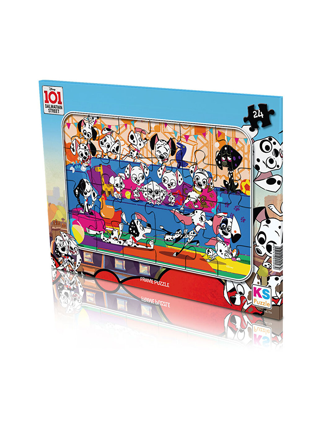 101 Dalmation Frame Puzzle 24 Parça DAL704