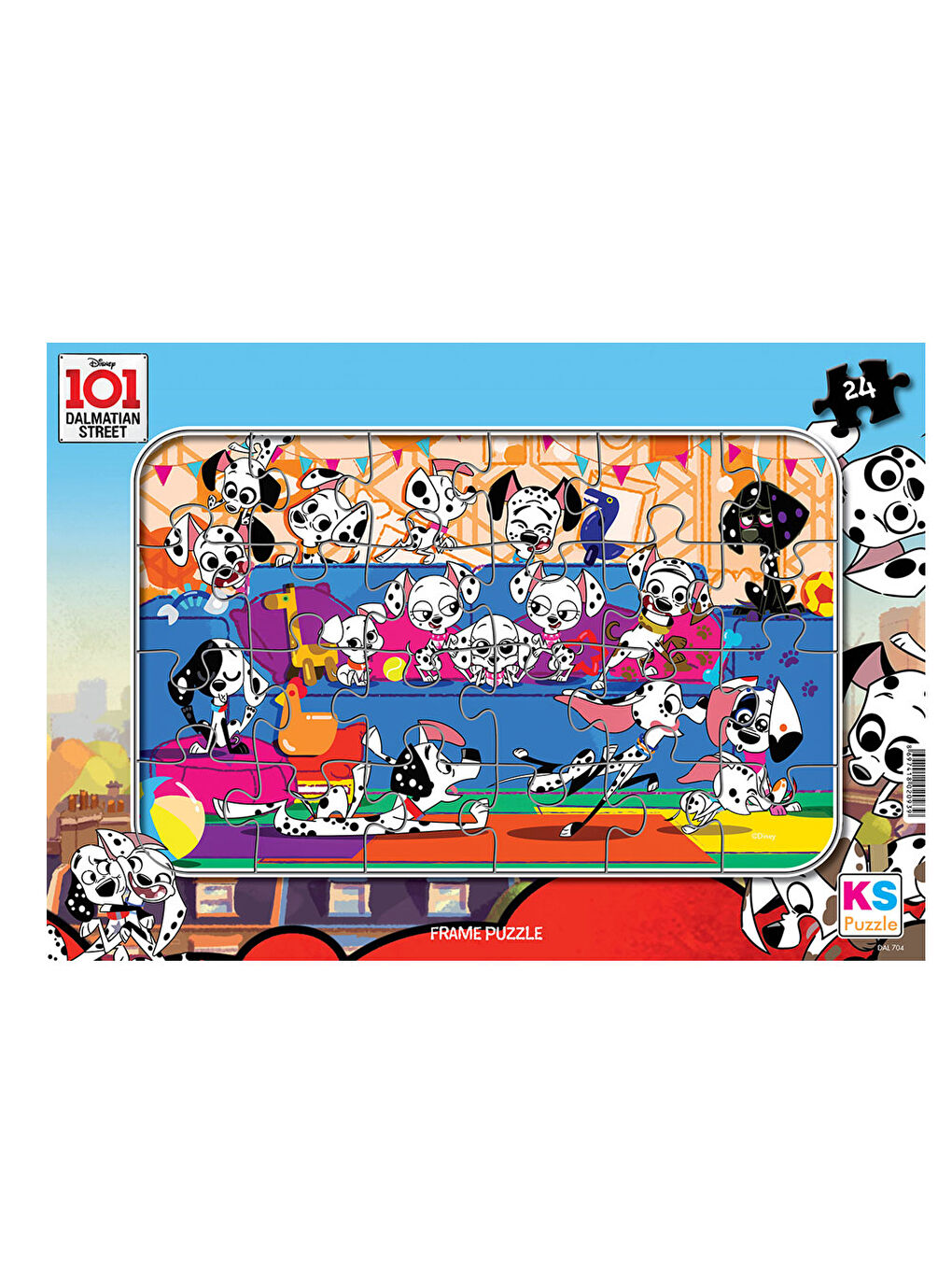 101 Dalmation Frame Puzzle 24 Parça DAL704-1