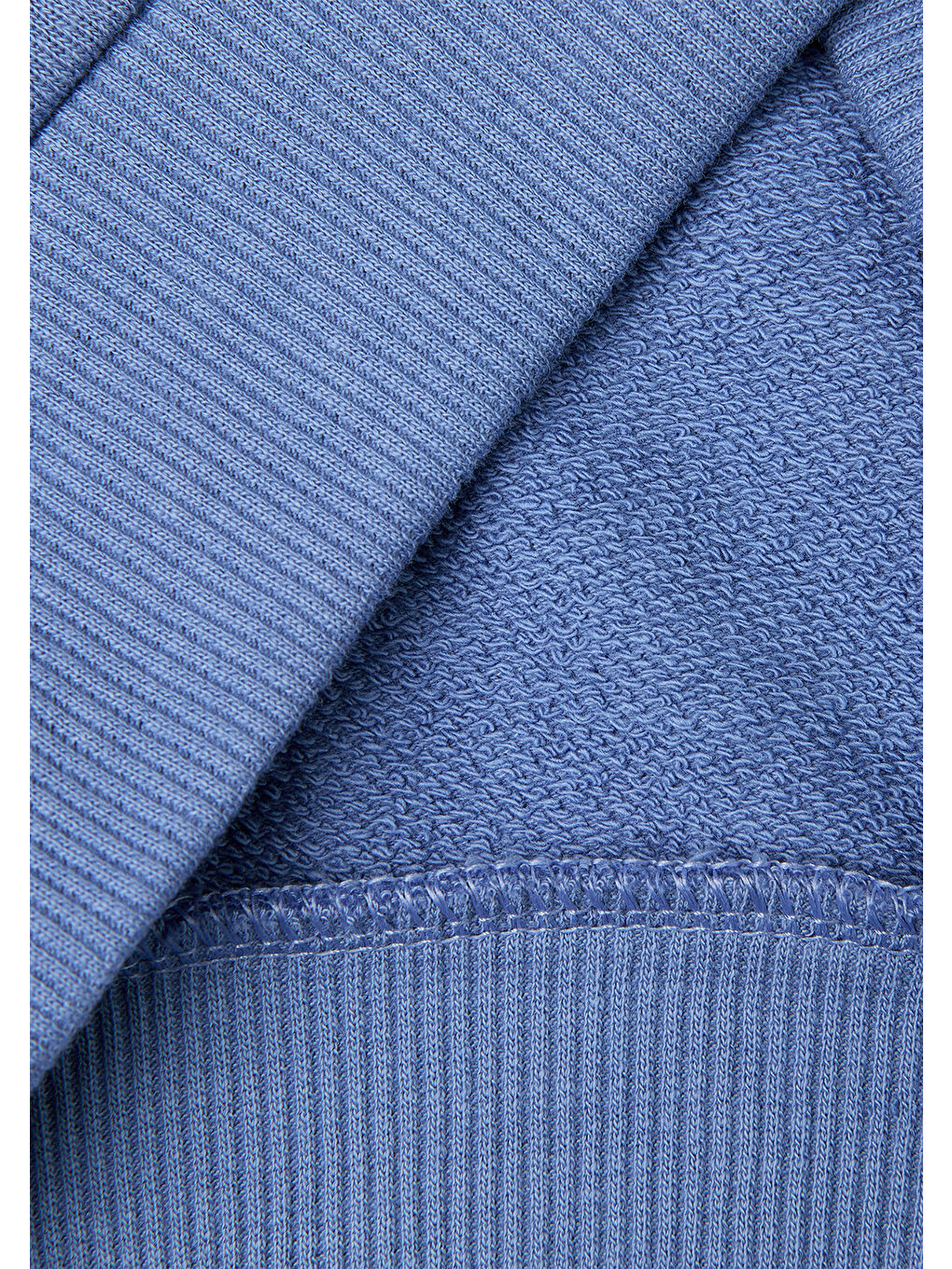 Turkuaz Erkek Çocuk Havacı Mavi Önü Baskılı Rahat Kalıp Bisiklet Yaka Sweatshirt-2