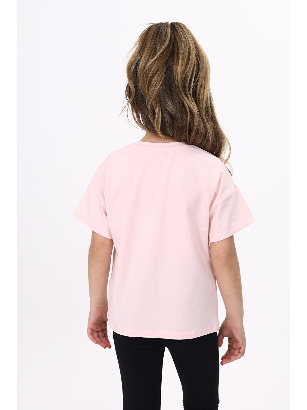 Mercan Kız Çocuk Baskılı Tişört-2