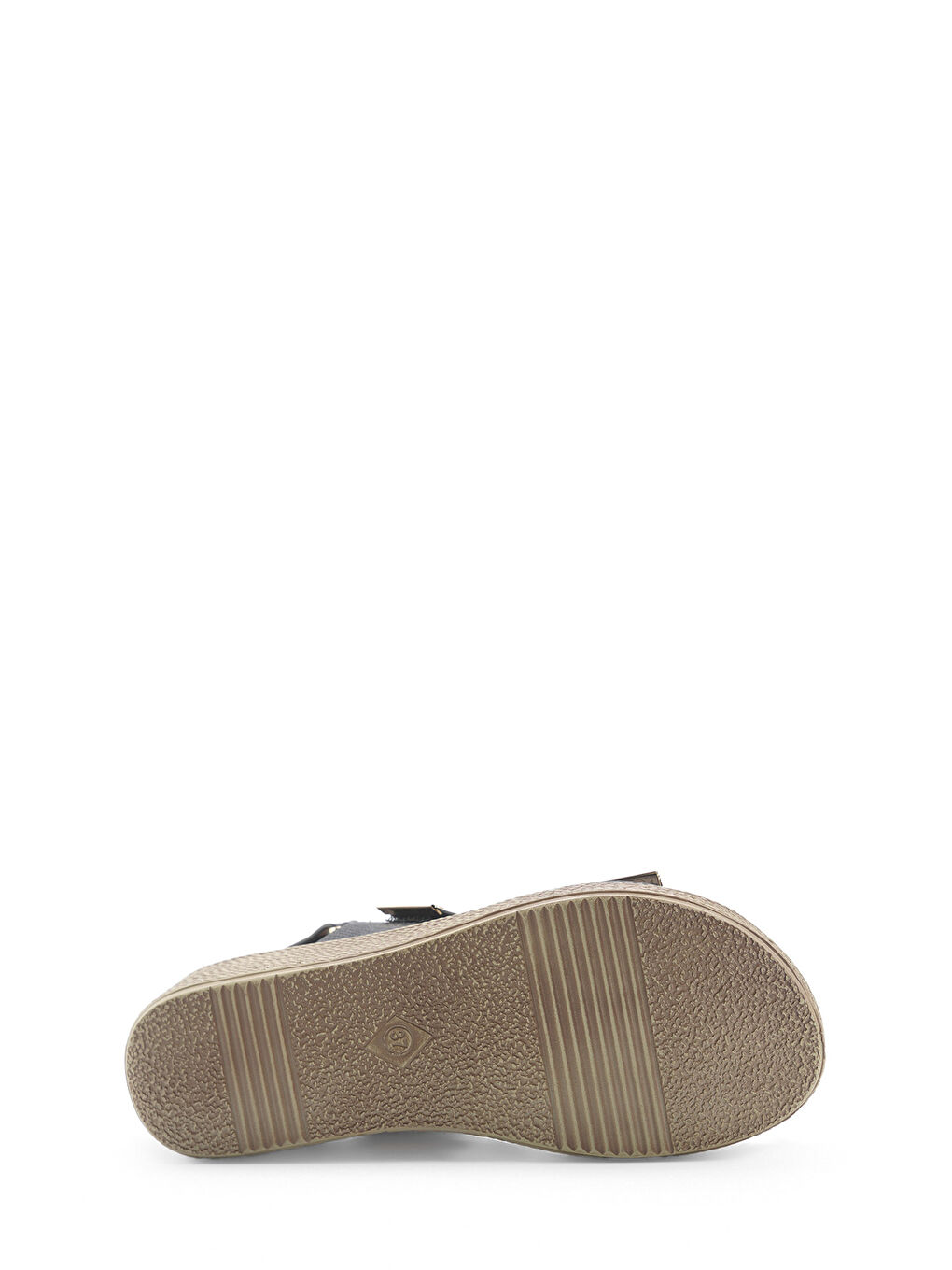 325096.Z 5FX Siyah Kadın Dolgu Topuk Sandalet-3