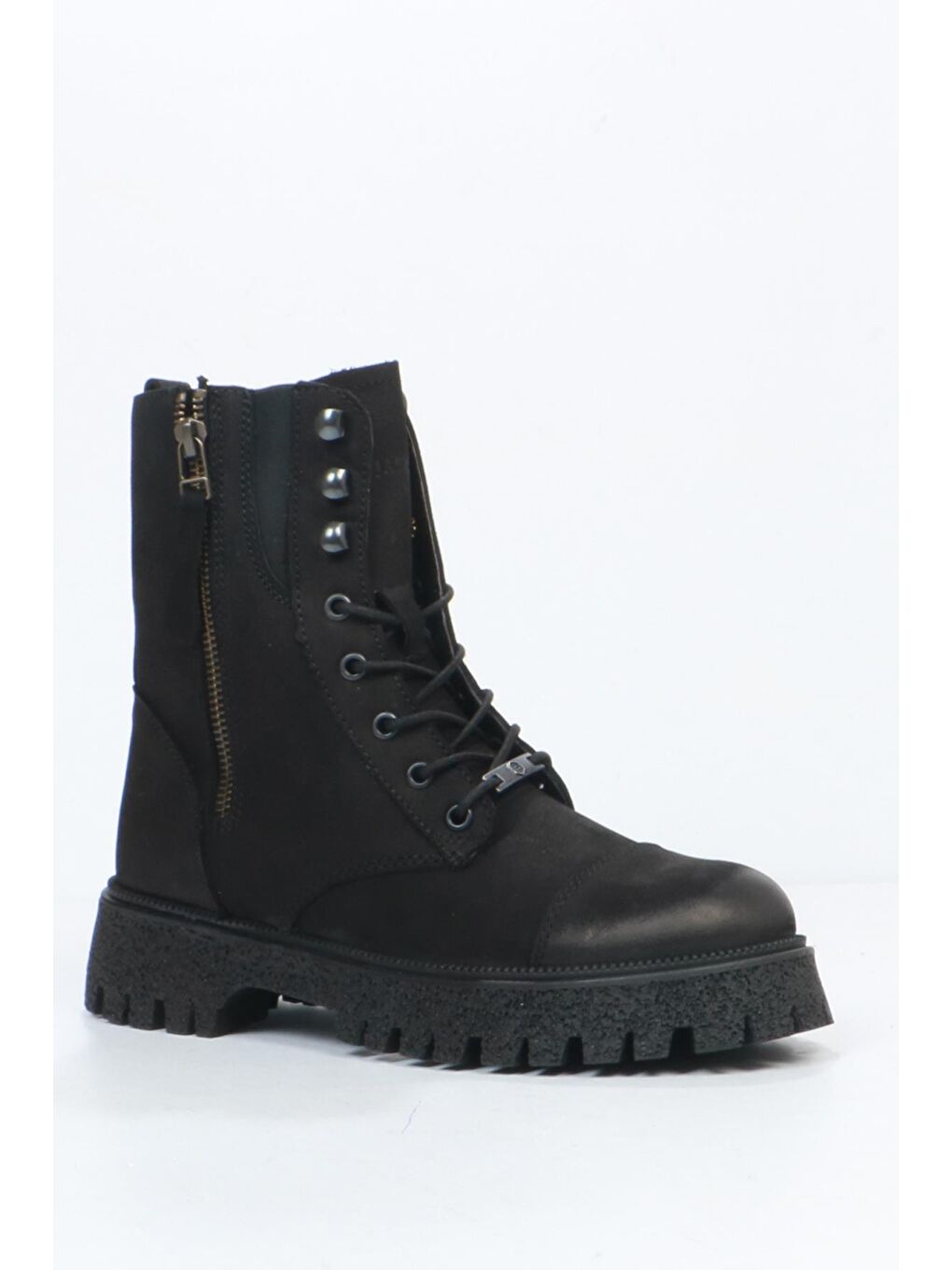 Geillis Hakiki Deri Siyah Kadın Bot 102 23845-Z-1