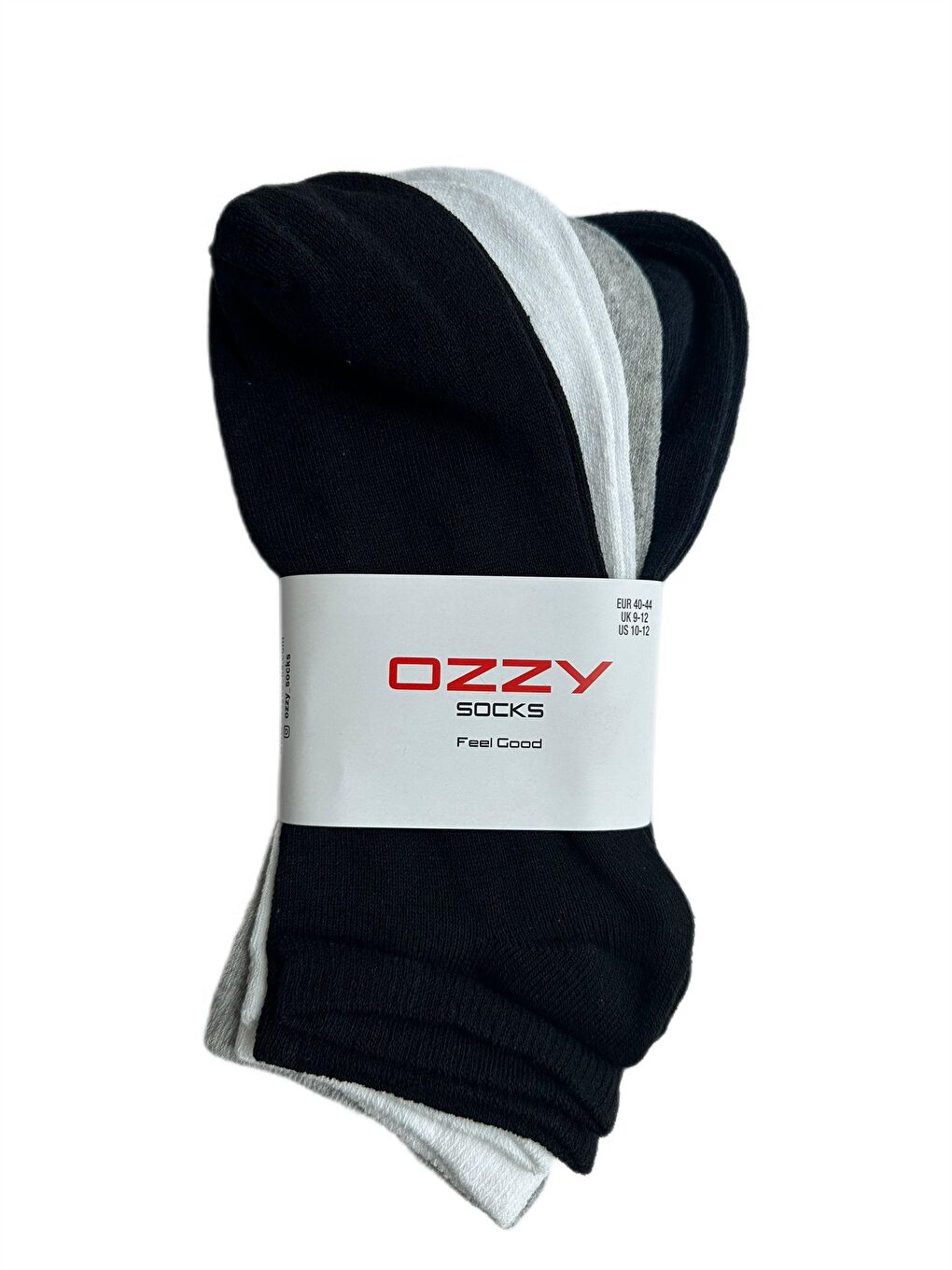 OZZY SOCKS Karışık Asorti 12 Çift Ekonomik Pamuklu Renkli Erkek Patik çorap