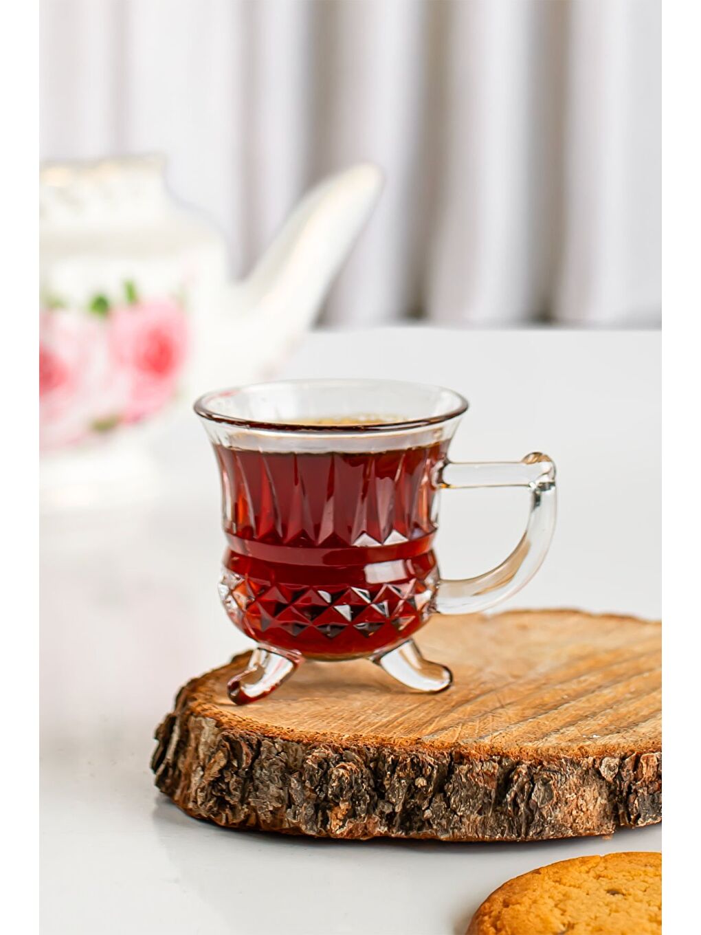 Renksiz RYG8071 Loretta Çay Kahve Meşrubat Bardağı 6'lı 100 ml-2