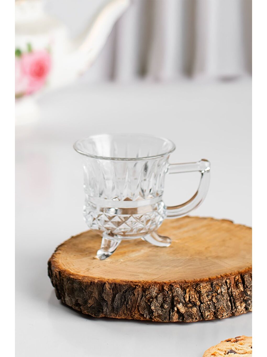 Renksiz RYG8071 Loretta Çay Kahve Meşrubat Bardağı 6'lı 100 ml-3