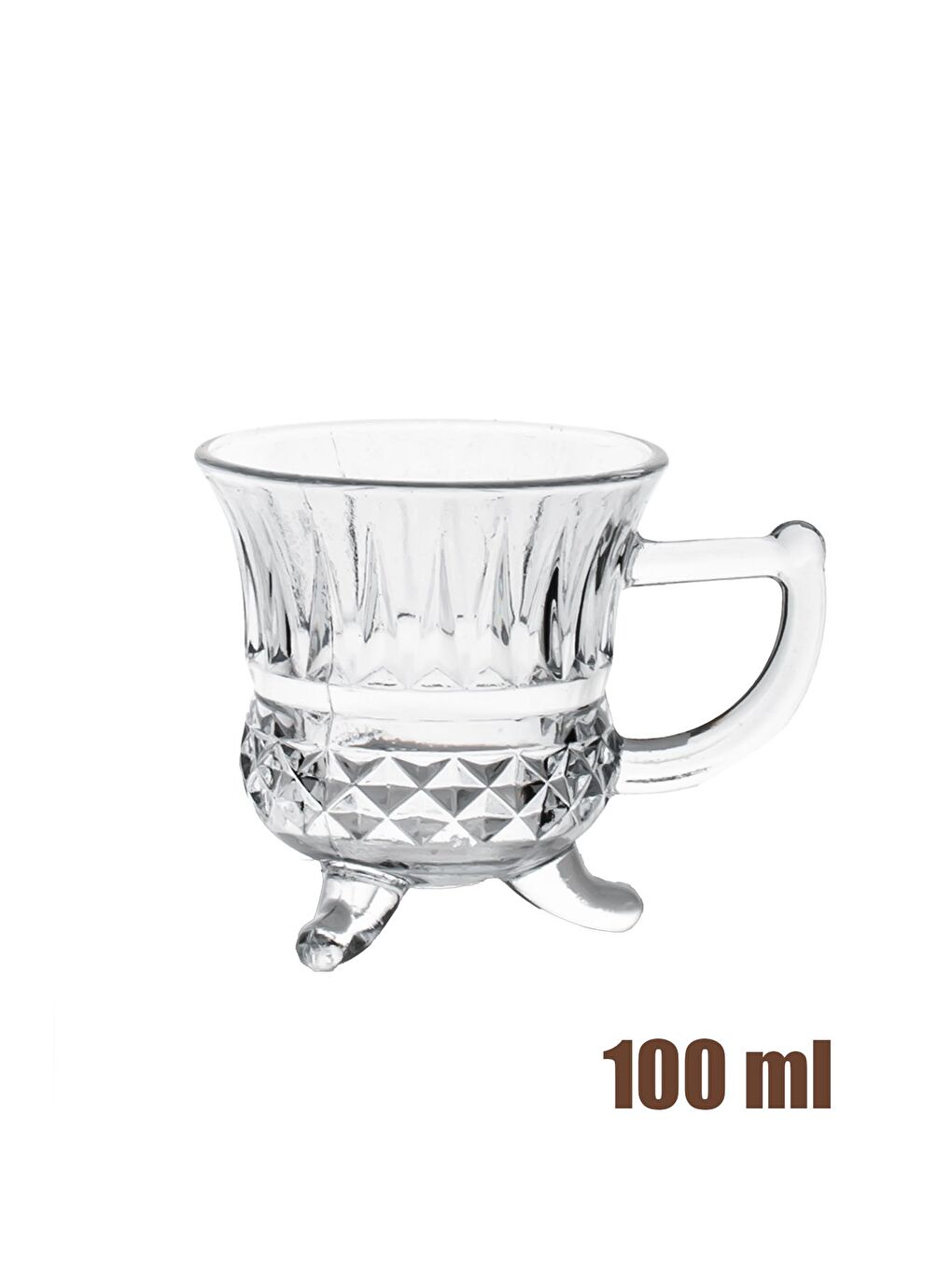 Renksiz RYG8071 Loretta Çay Kahve Meşrubat Bardağı 6'lı 100 ml-5