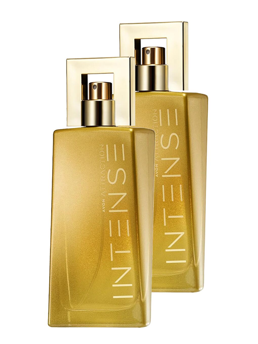 AVON Renksiz Attraction Intense Kadın Parfüm Edp 50 Ml. İkili Set