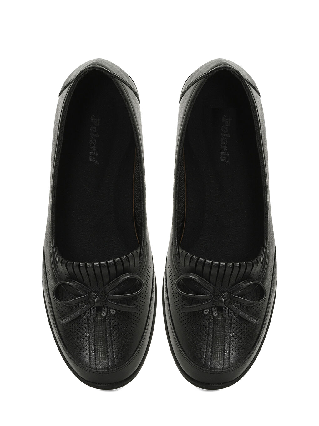 164134.Z5FX Siyah Kadın Dolgu Topuk Klasik Ayakkabı-3